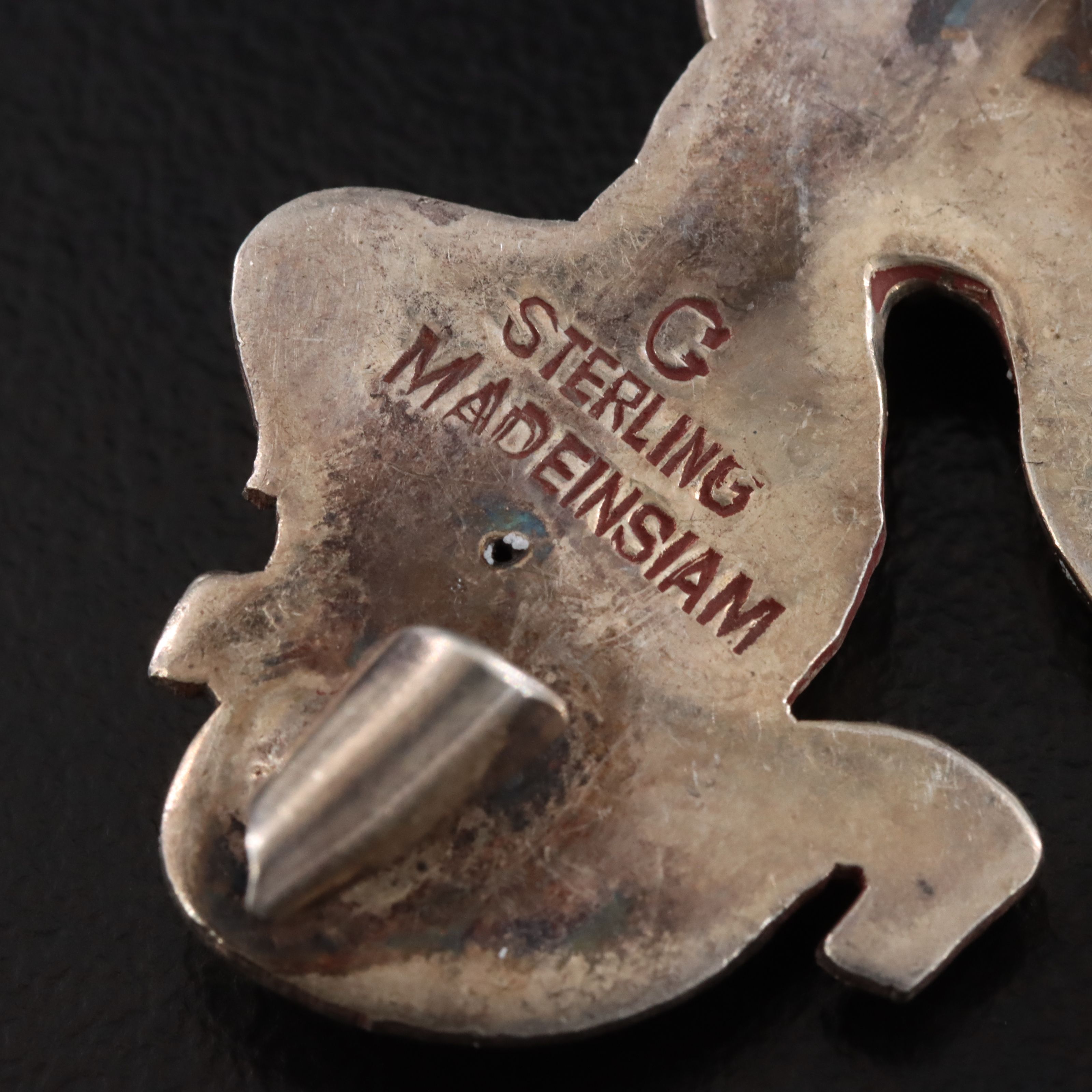 Thai Sterling Dancer Brooch