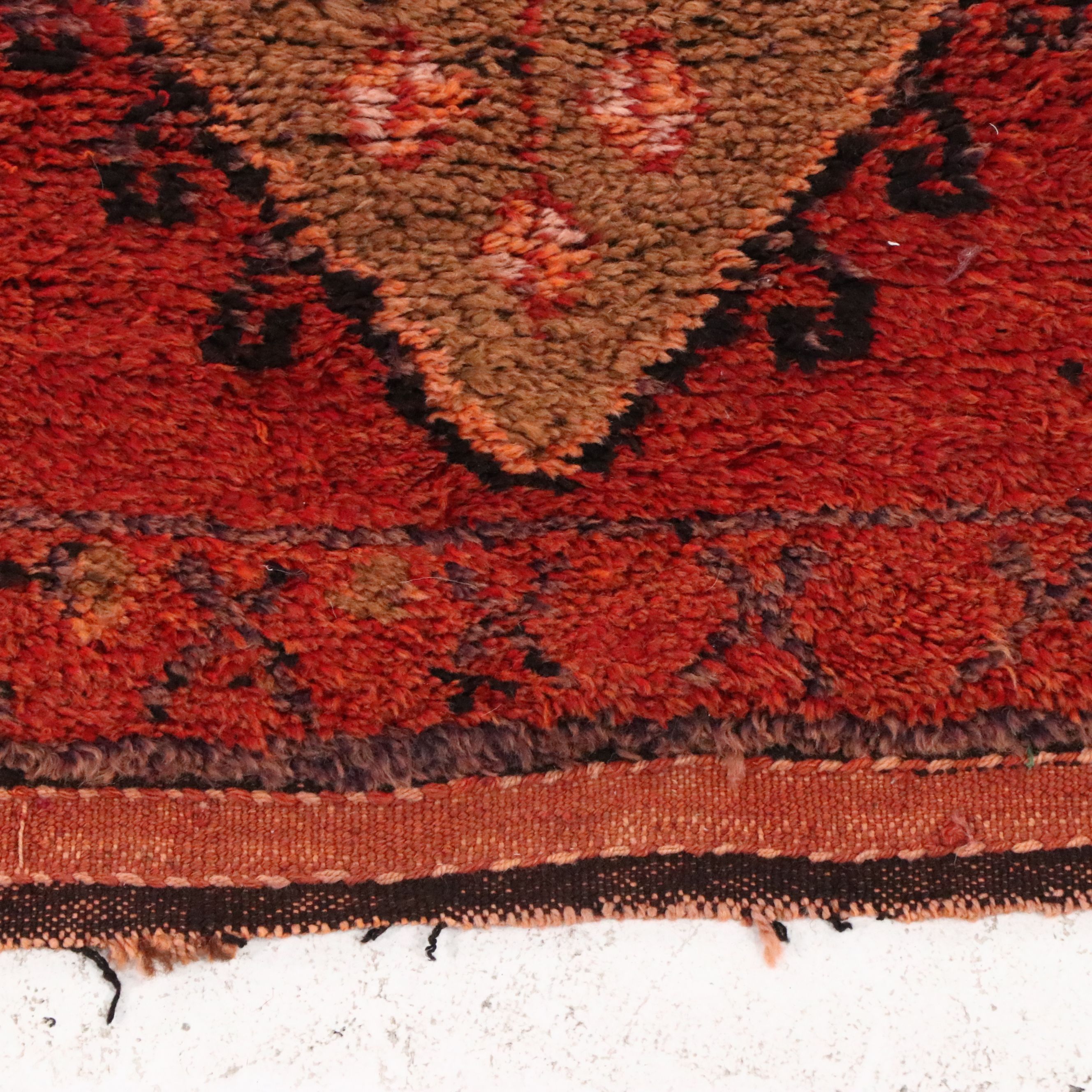 4' x 10'1 Hand-Knotted Turkish Village Long Rug