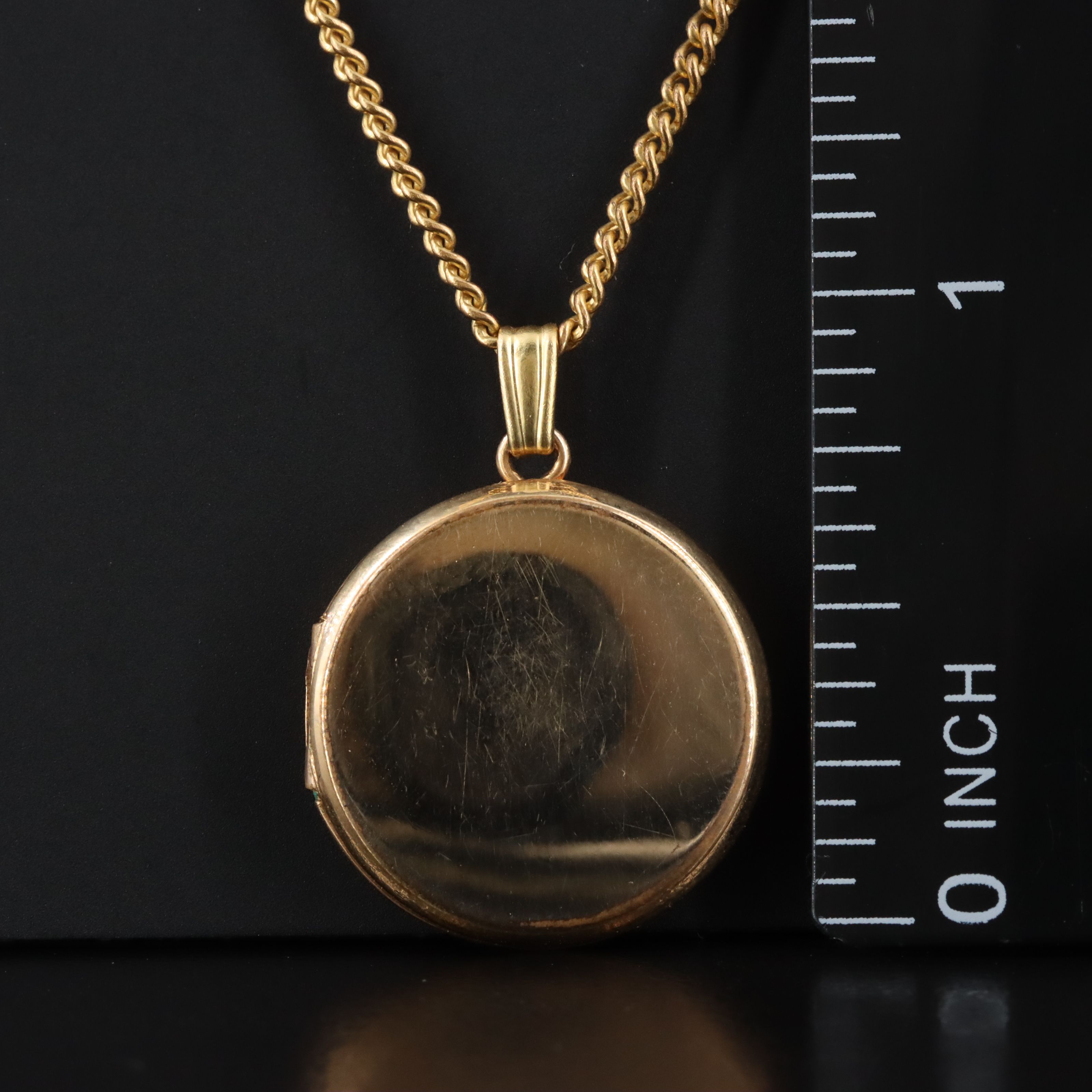 Gold-Filled Locket Necklace