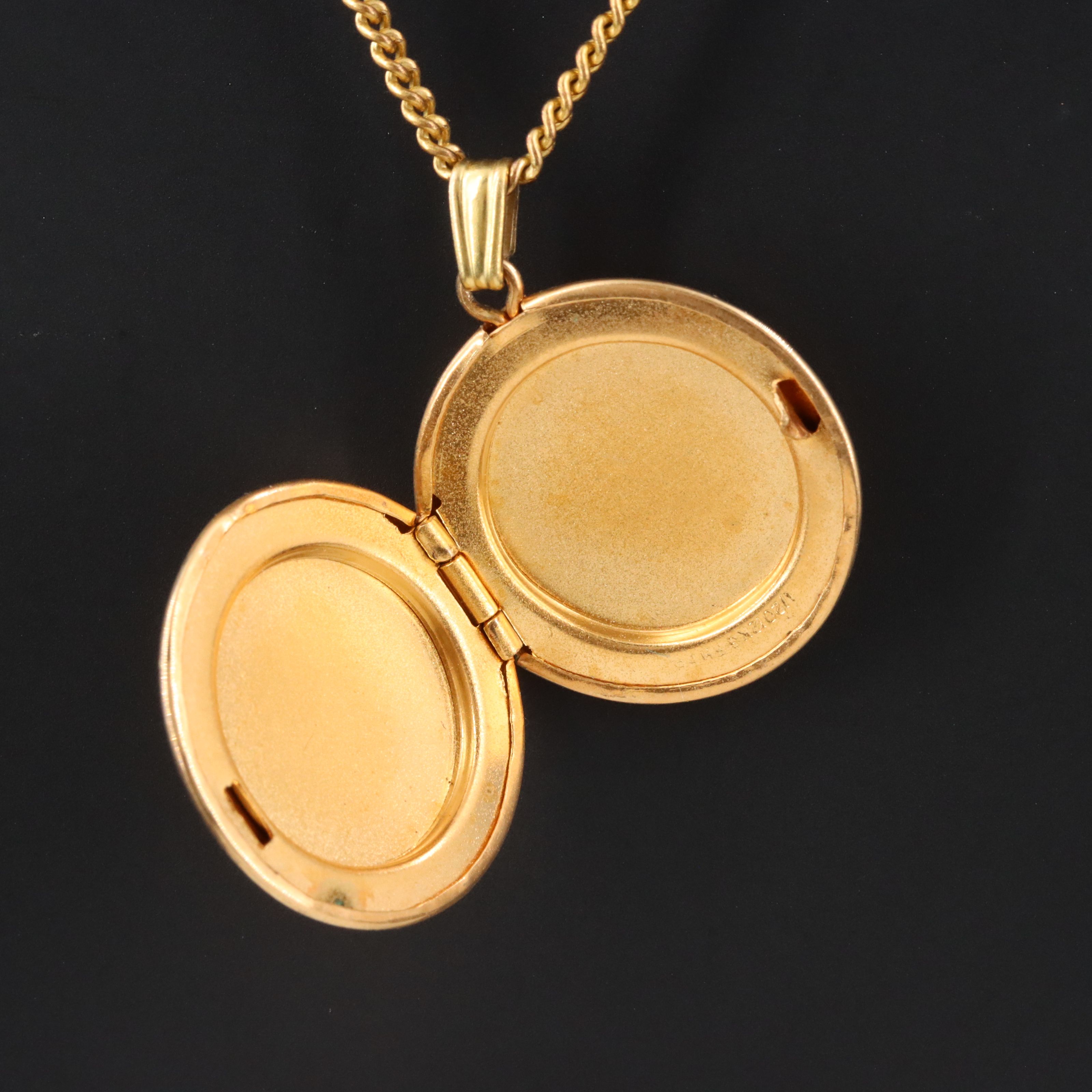 Gold-Filled Locket Necklace