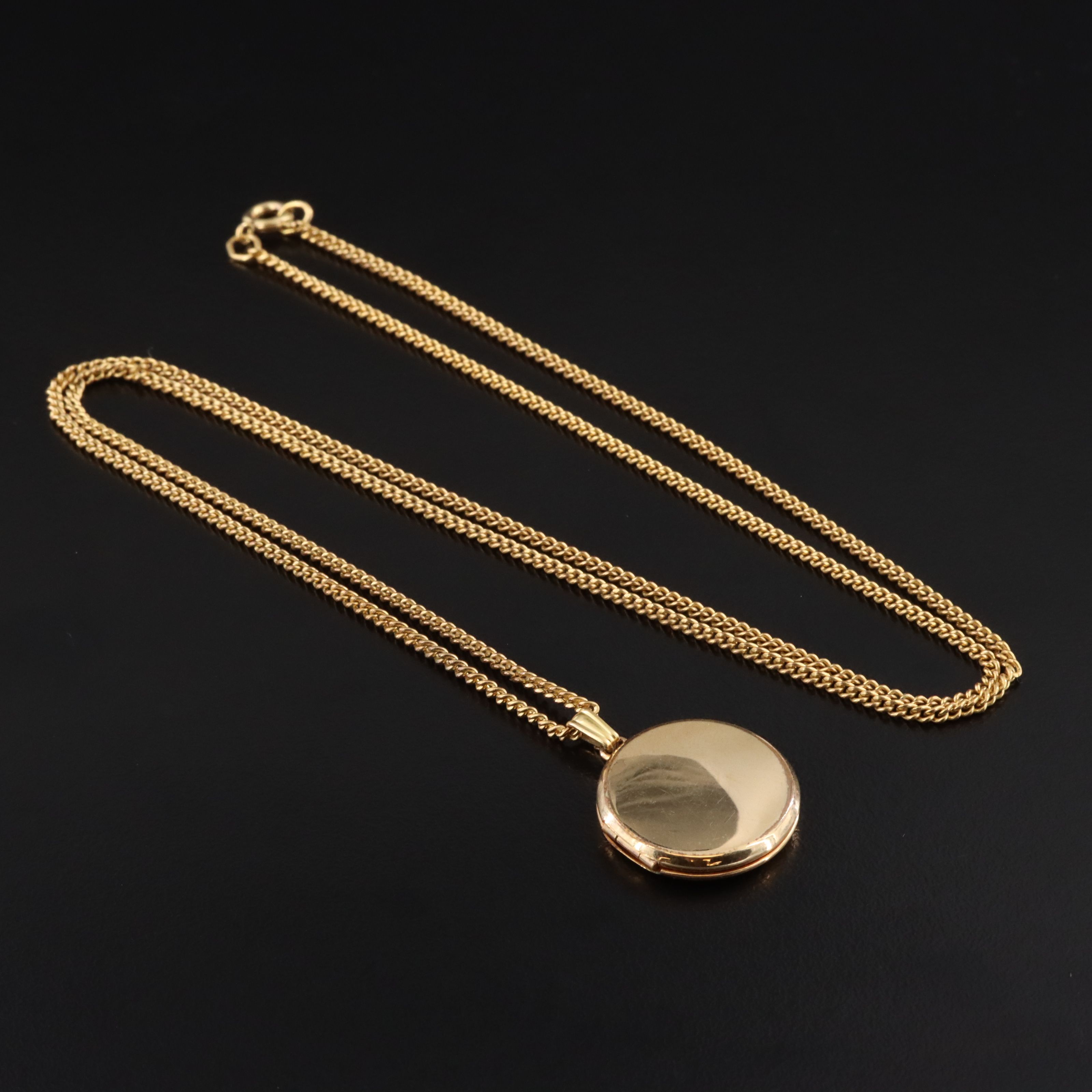 Gold-Filled Locket Necklace