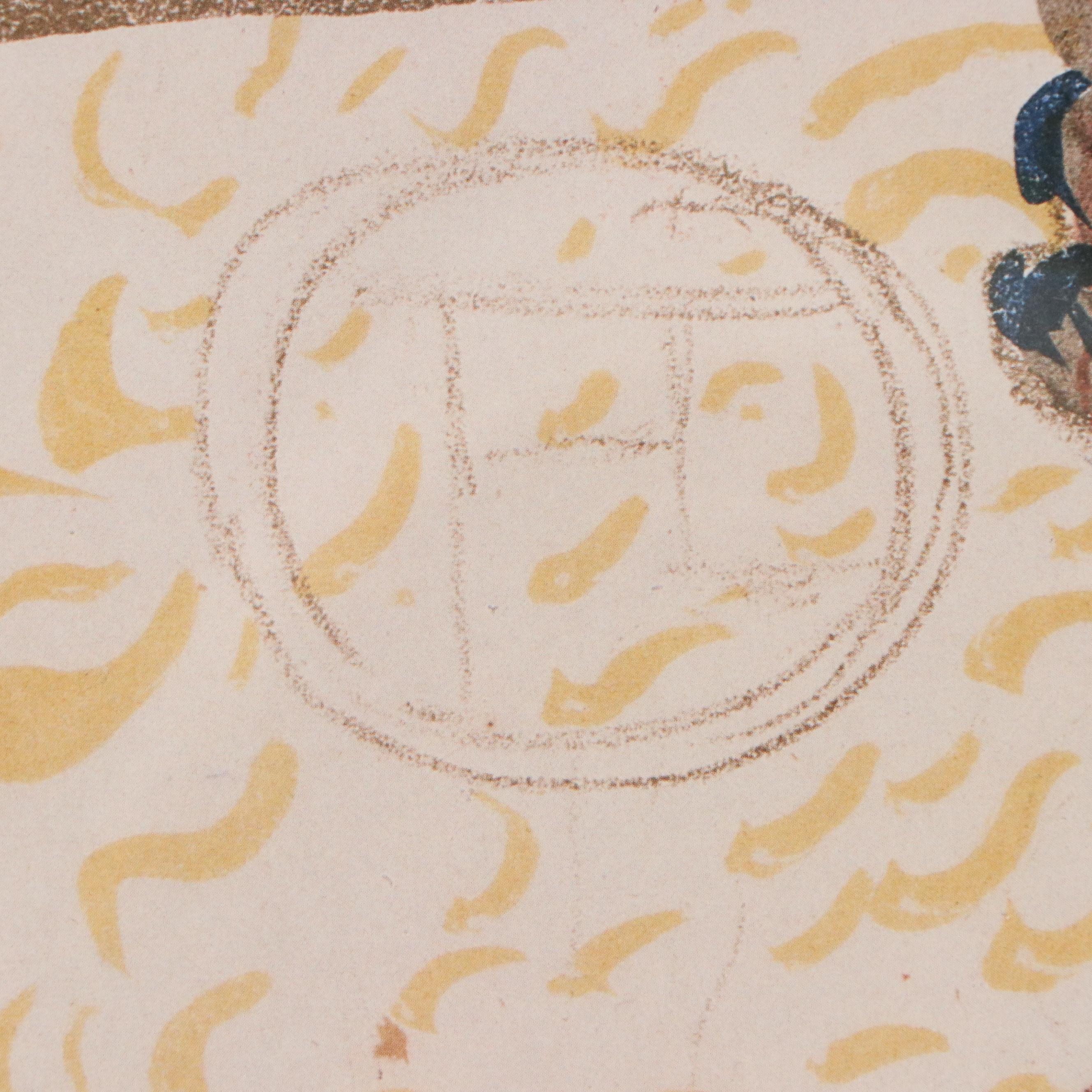 Offset Lithograph Poster After Toulouse-Lautrec "Mlle. Marcelle Lender," 1994