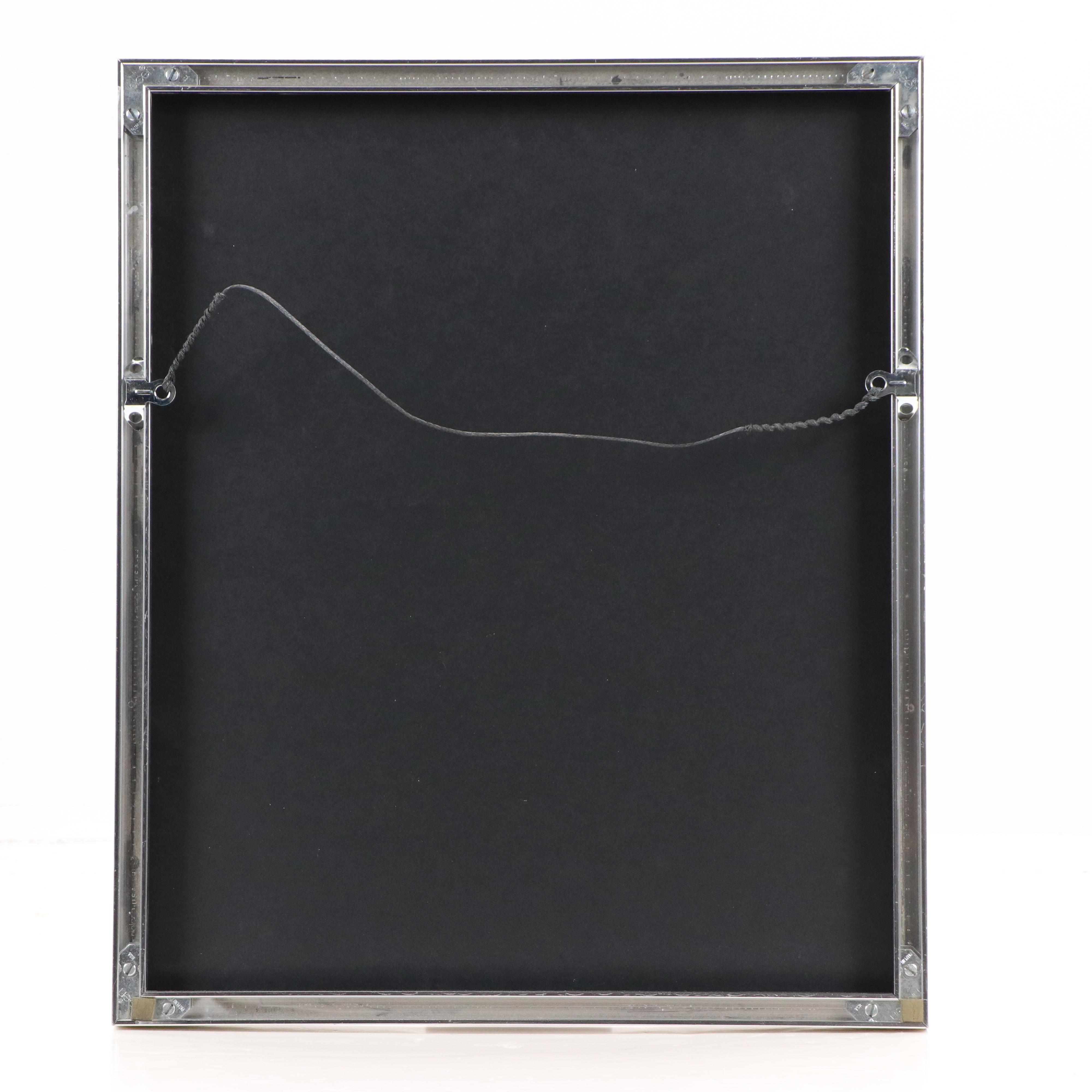 After Clay Davidson Offset Lithograph of Eiffel Tower Street View, 21st C.