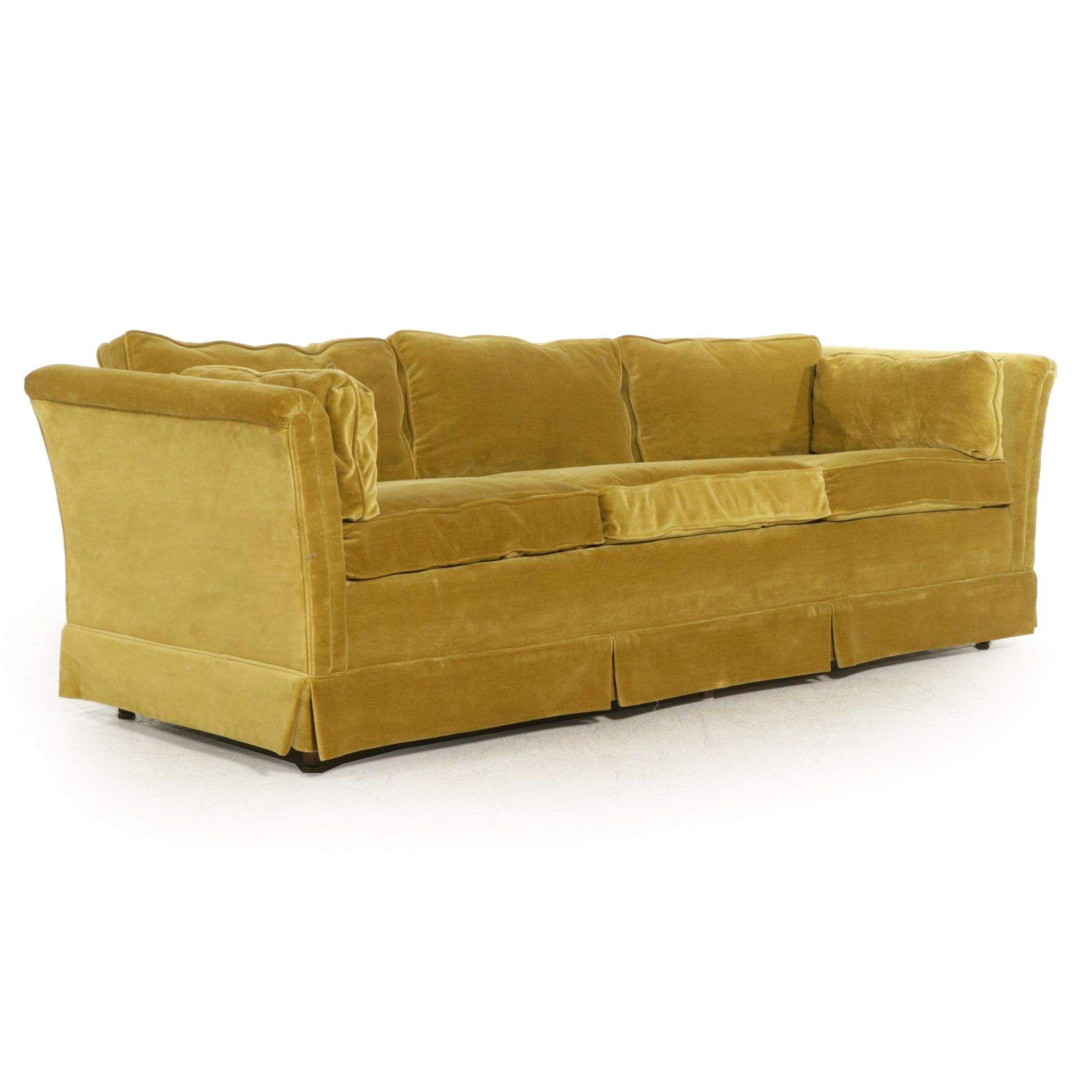 Lazarus Italian Regency Style Upholstered Sofa, Mid to Late 20th Century