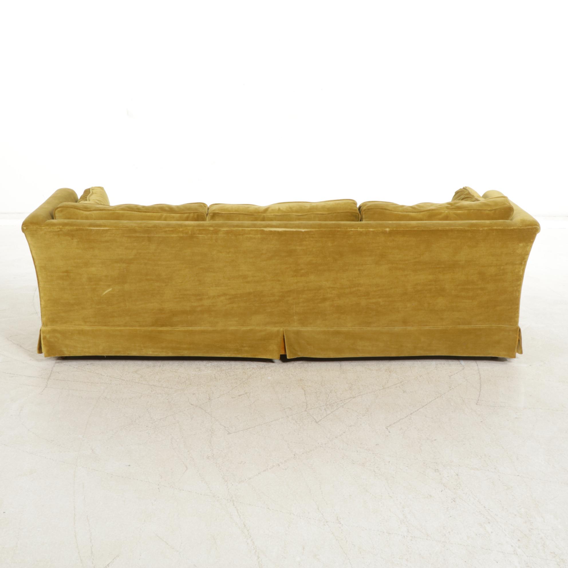 Lazarus Italian Regency Style Upholstered Sofa, Mid to Late 20th Century