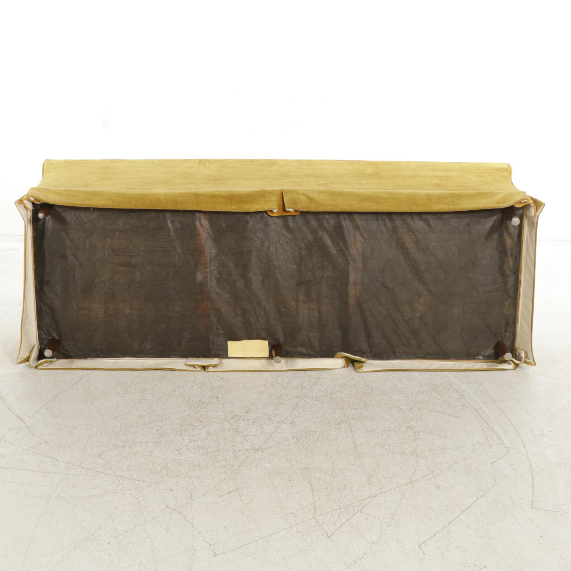 Lazarus Italian Regency Style Upholstered Sofa, Mid to Late 20th Century