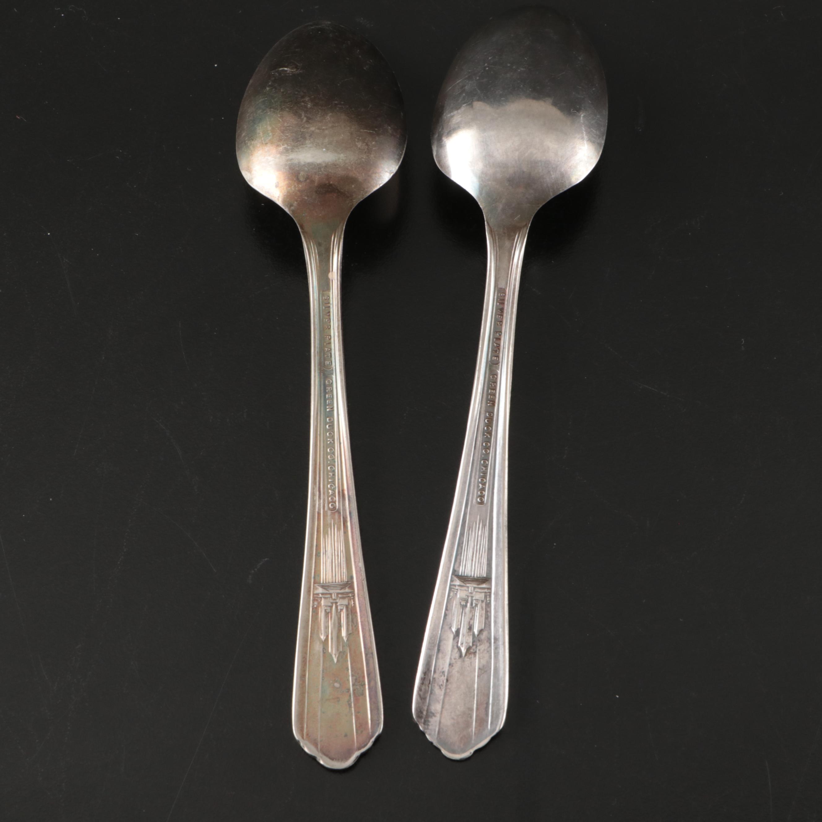 New York World's Fair 1939 with Other Silver Plate Souvenir Spoons