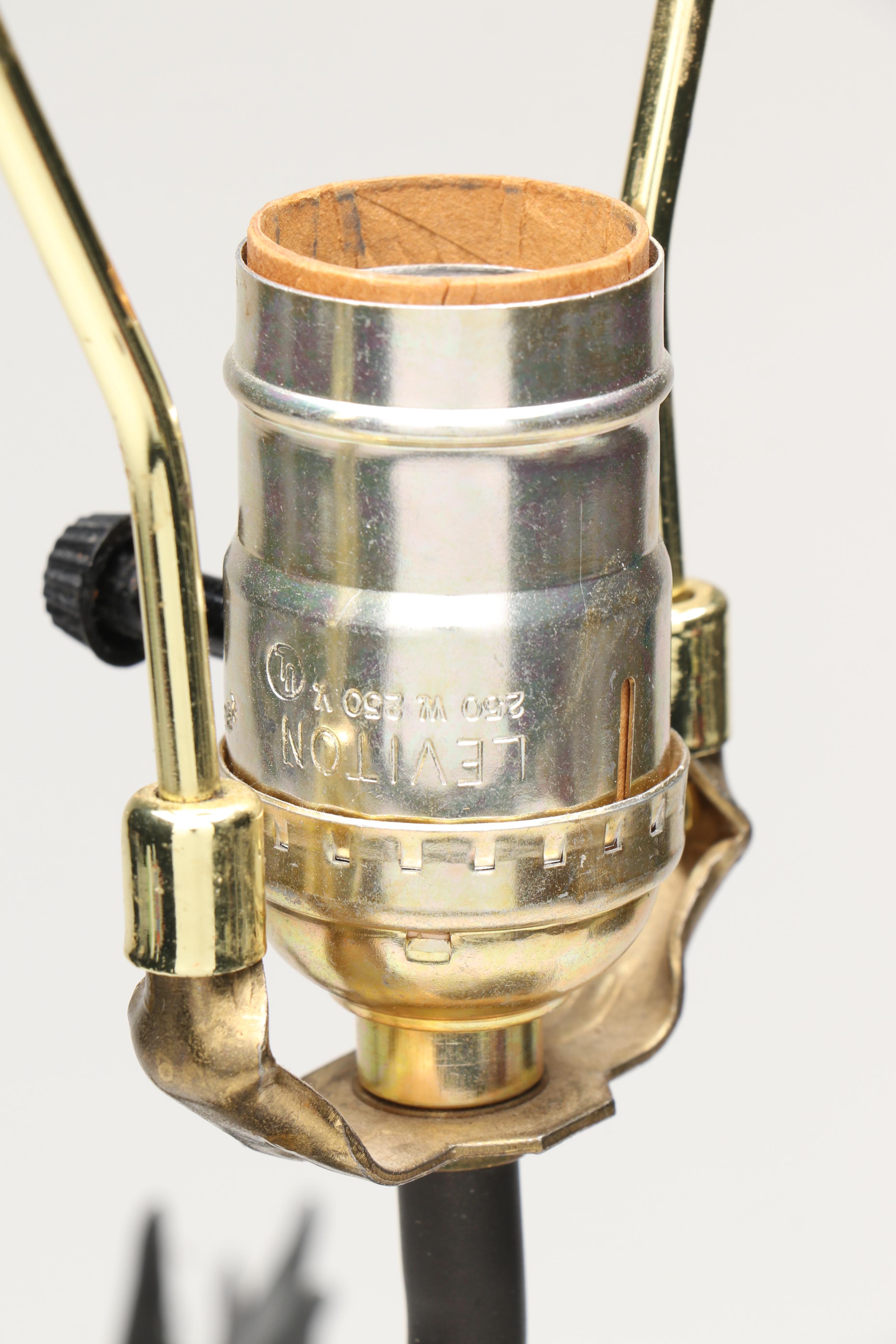 Pair of Bull Moose Rustic Table Lamps