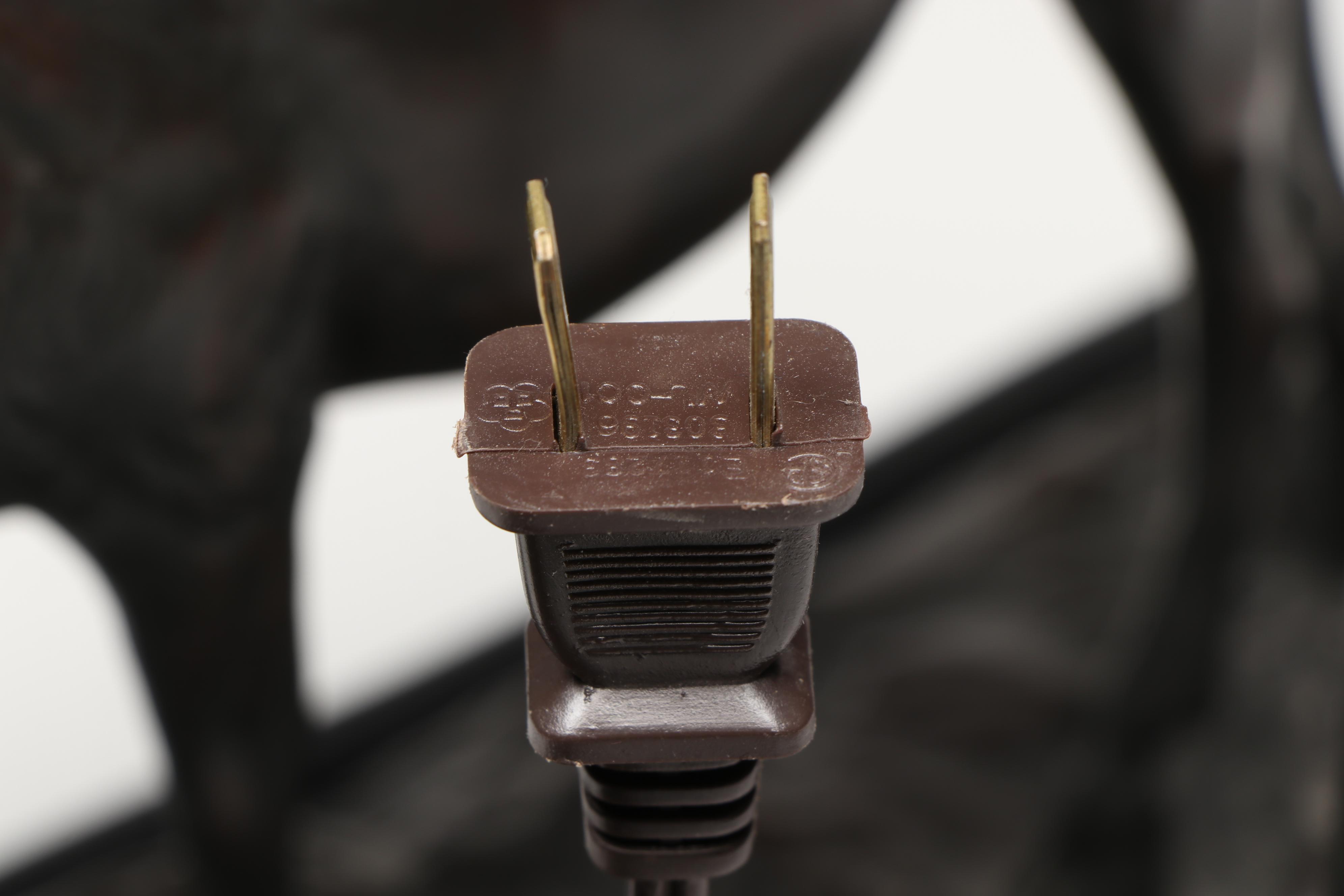 Pair of Bull Moose Rustic Table Lamps