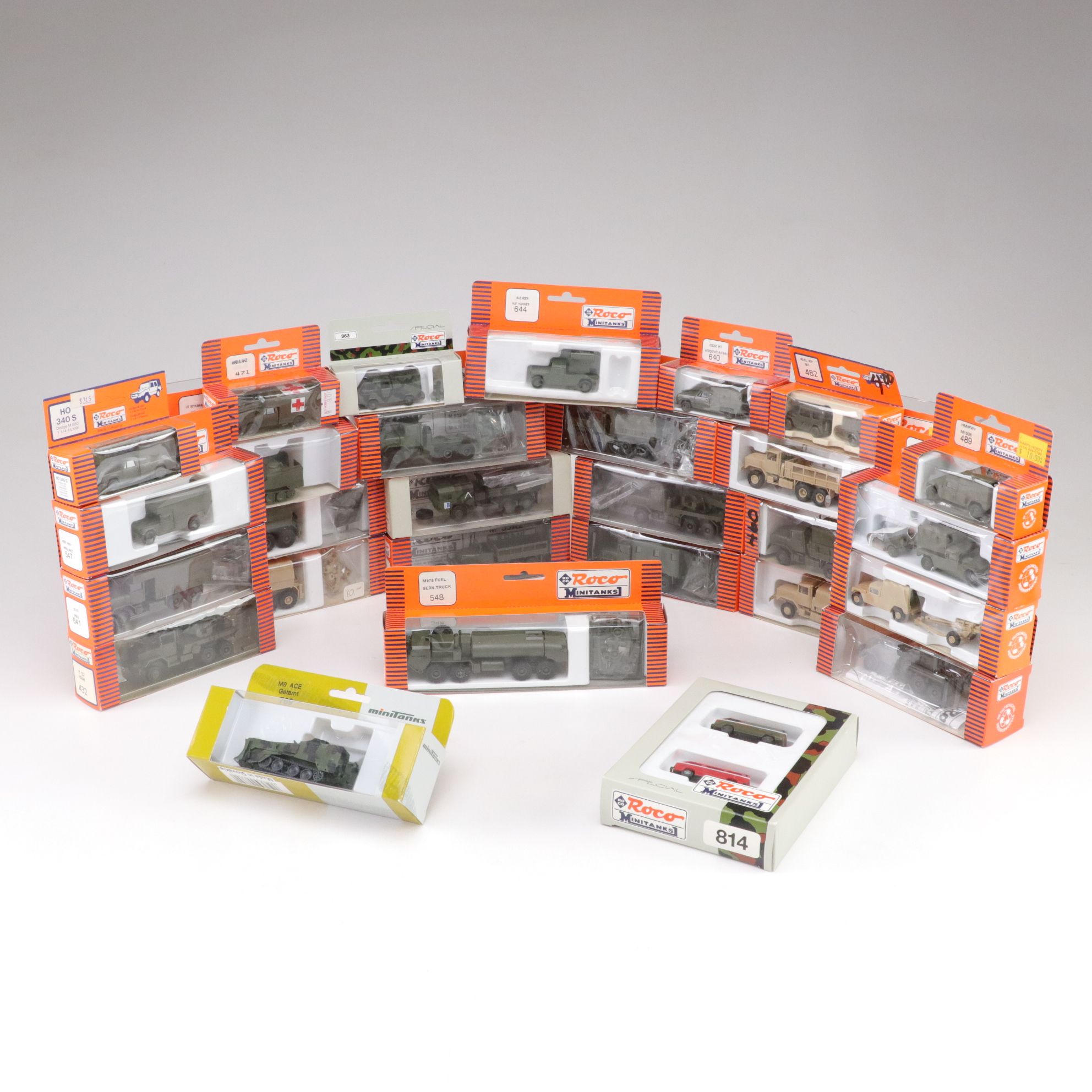 Roco Minitanks HO Scale Military Vehicles