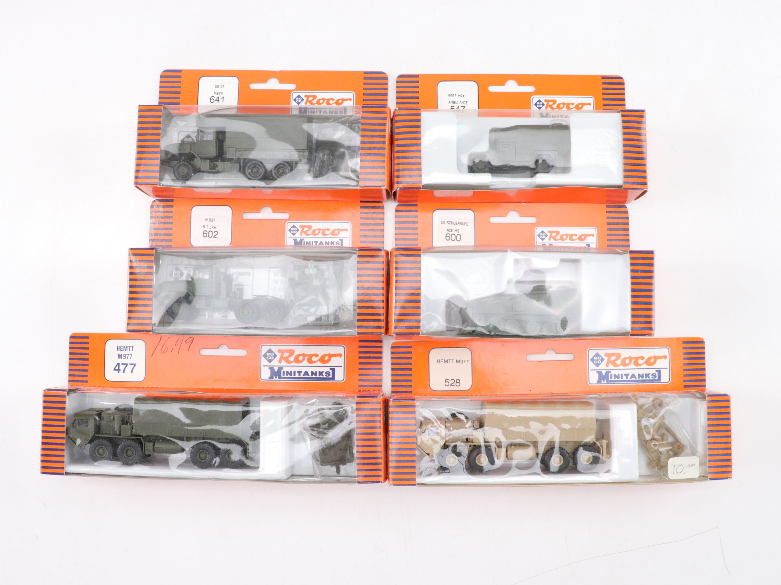 Roco Minitanks HO Scale Military Vehicles