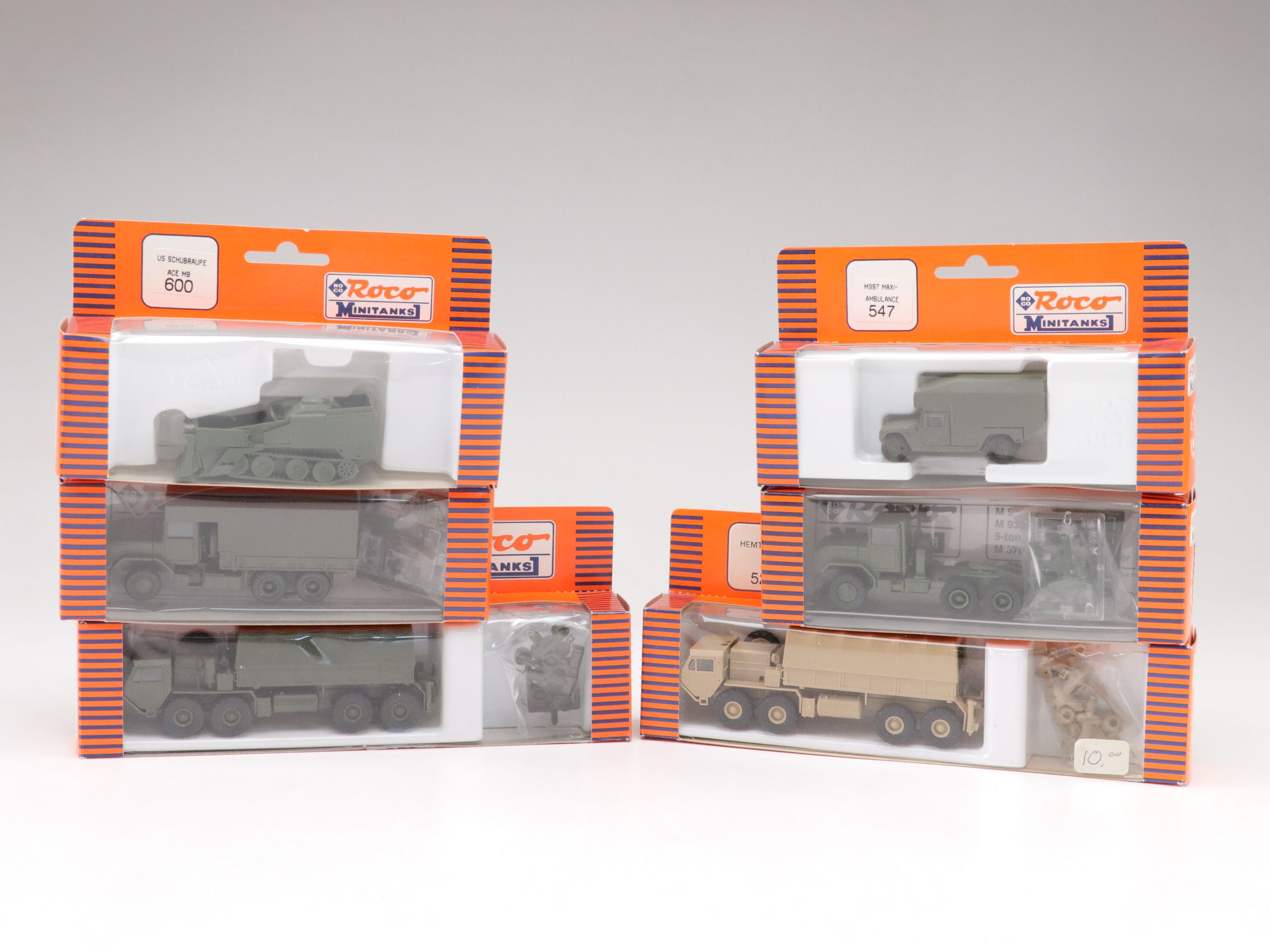 Roco Minitanks HO Scale Military Vehicles