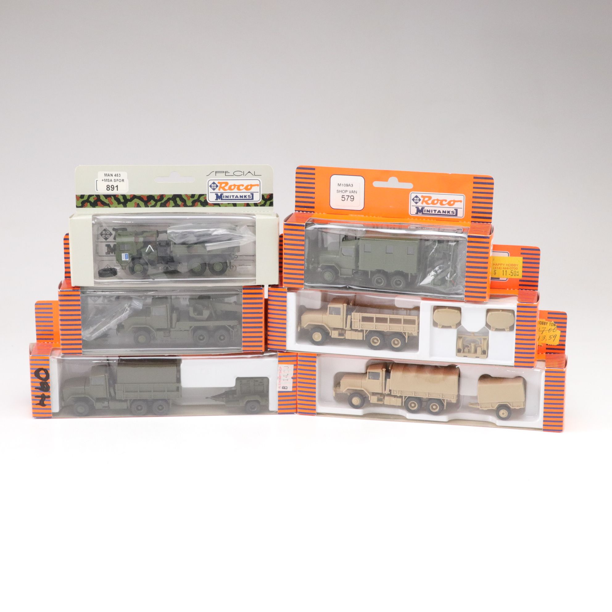 Roco Minitanks HO Scale Military Vehicles
