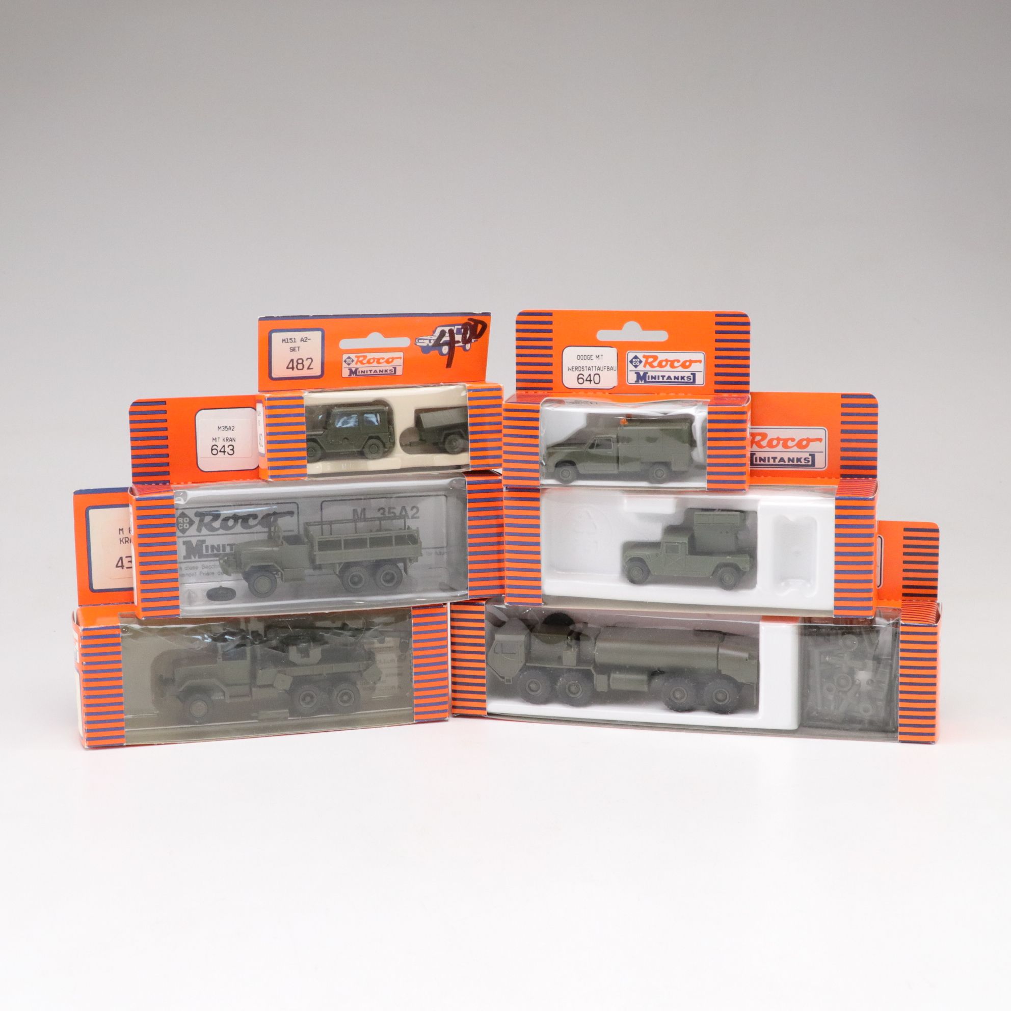 Roco Minitanks HO Scale Military Vehicles