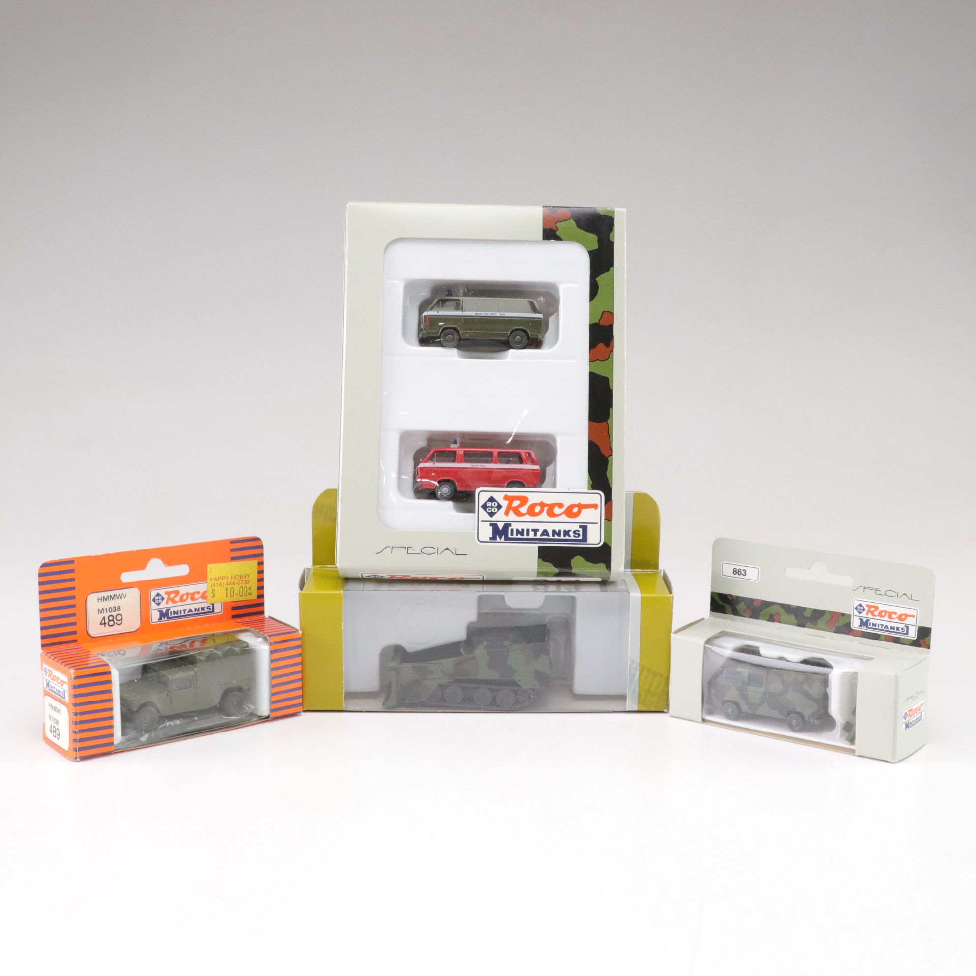 Roco Minitanks HO Scale Military Vehicles