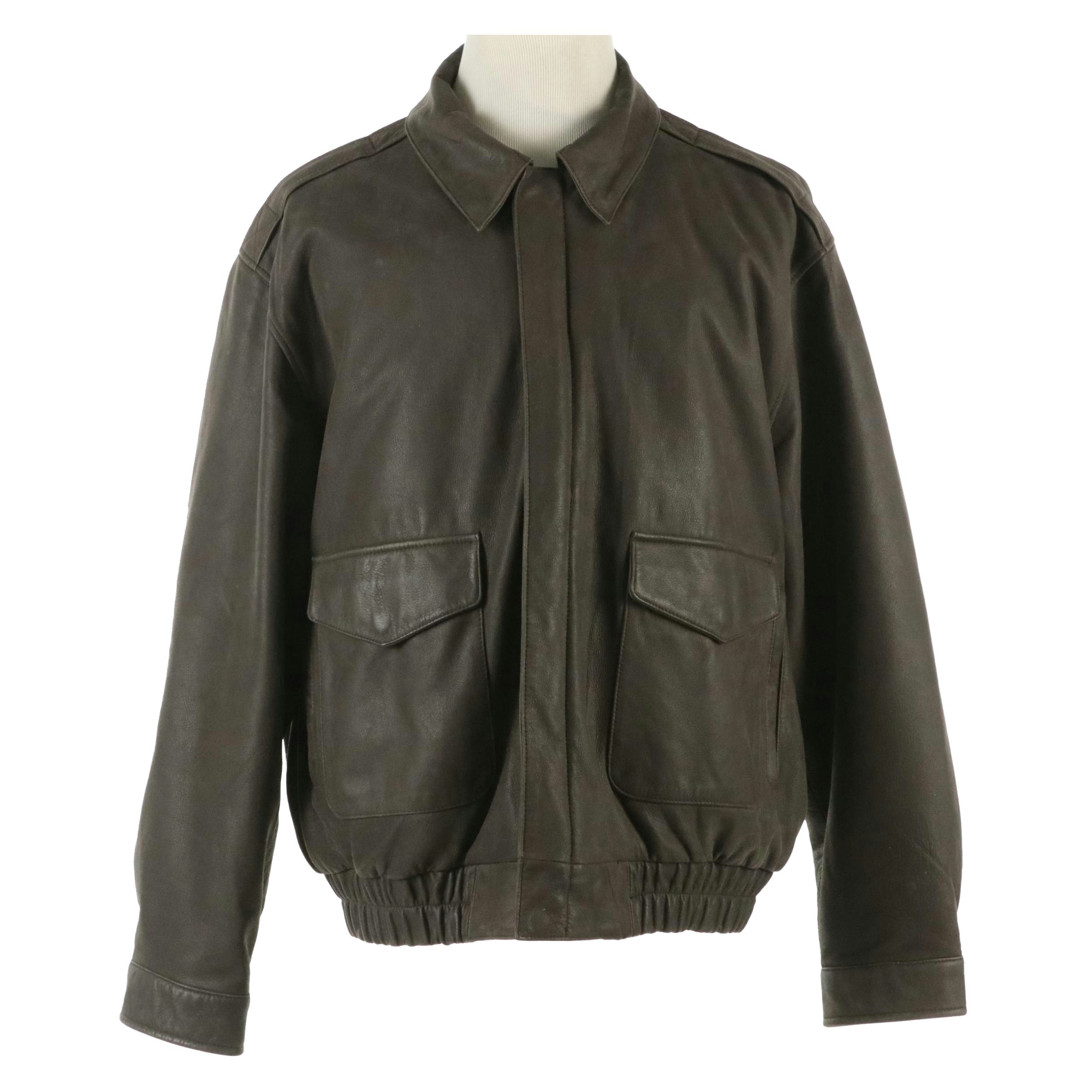 Men's G-III Reproduction Leather Bomber Jacket