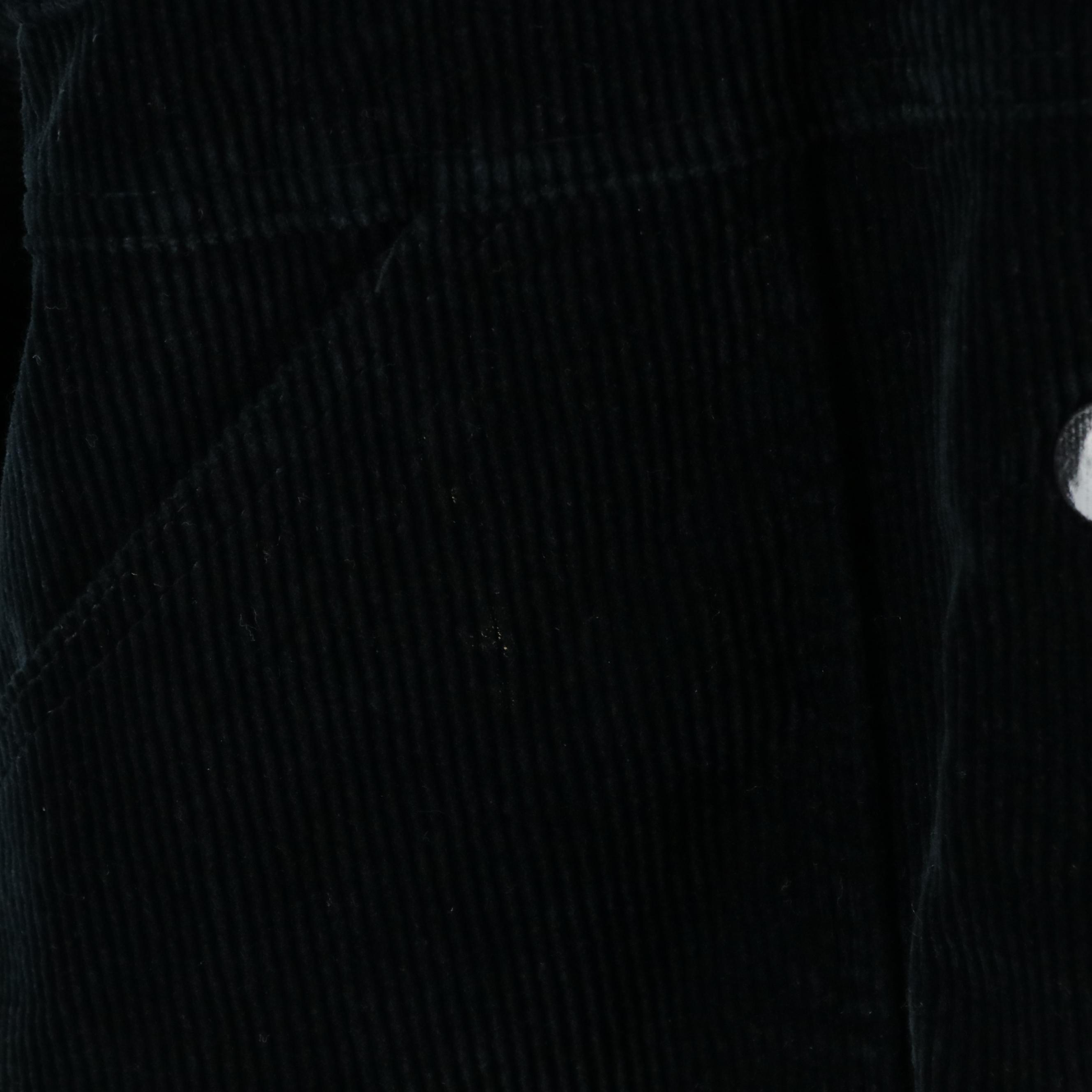 Ganni "Ridgewood" Corduroy Coat with Faux Fur Collar