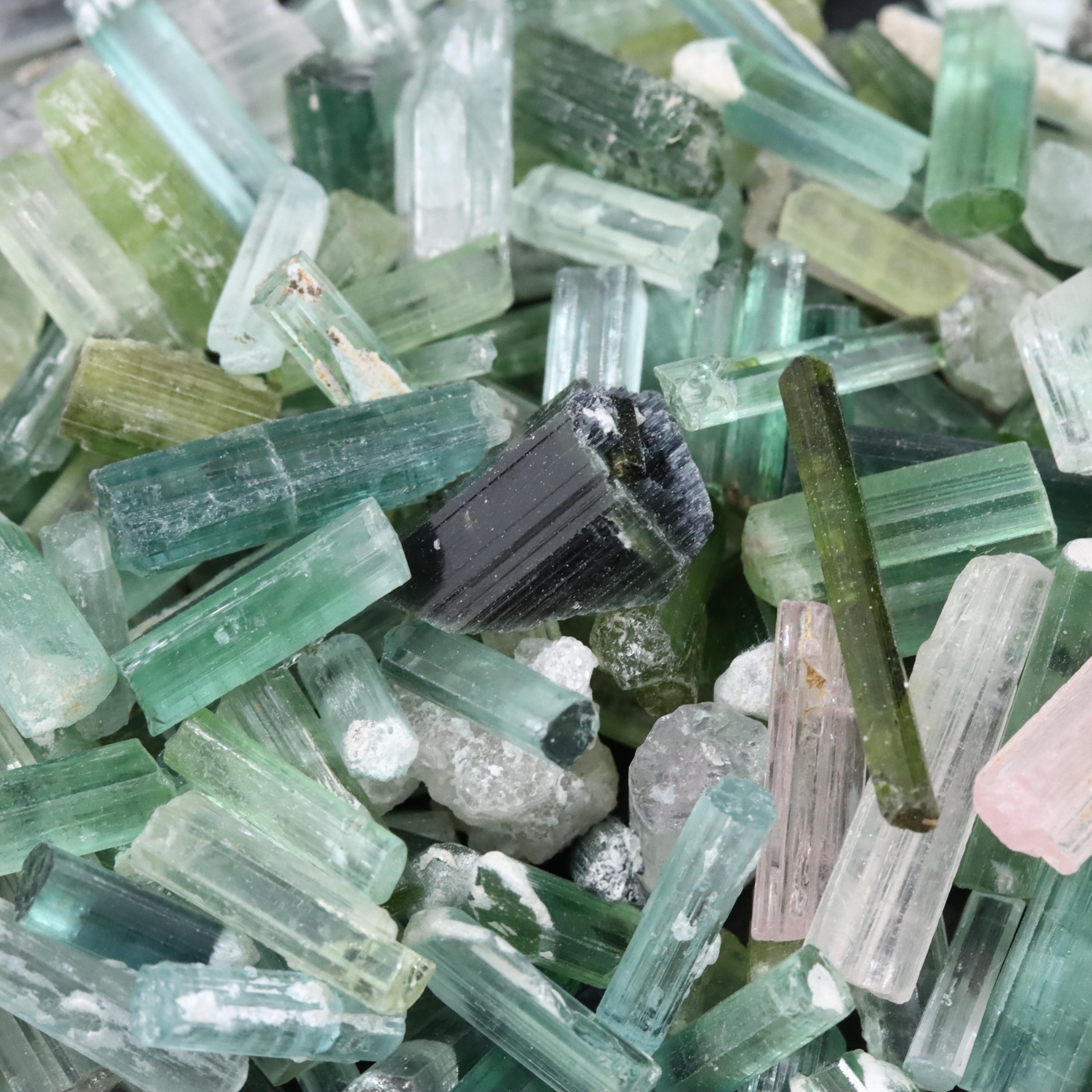 Loose 215.46 CTW Rough Tourmaline Lot