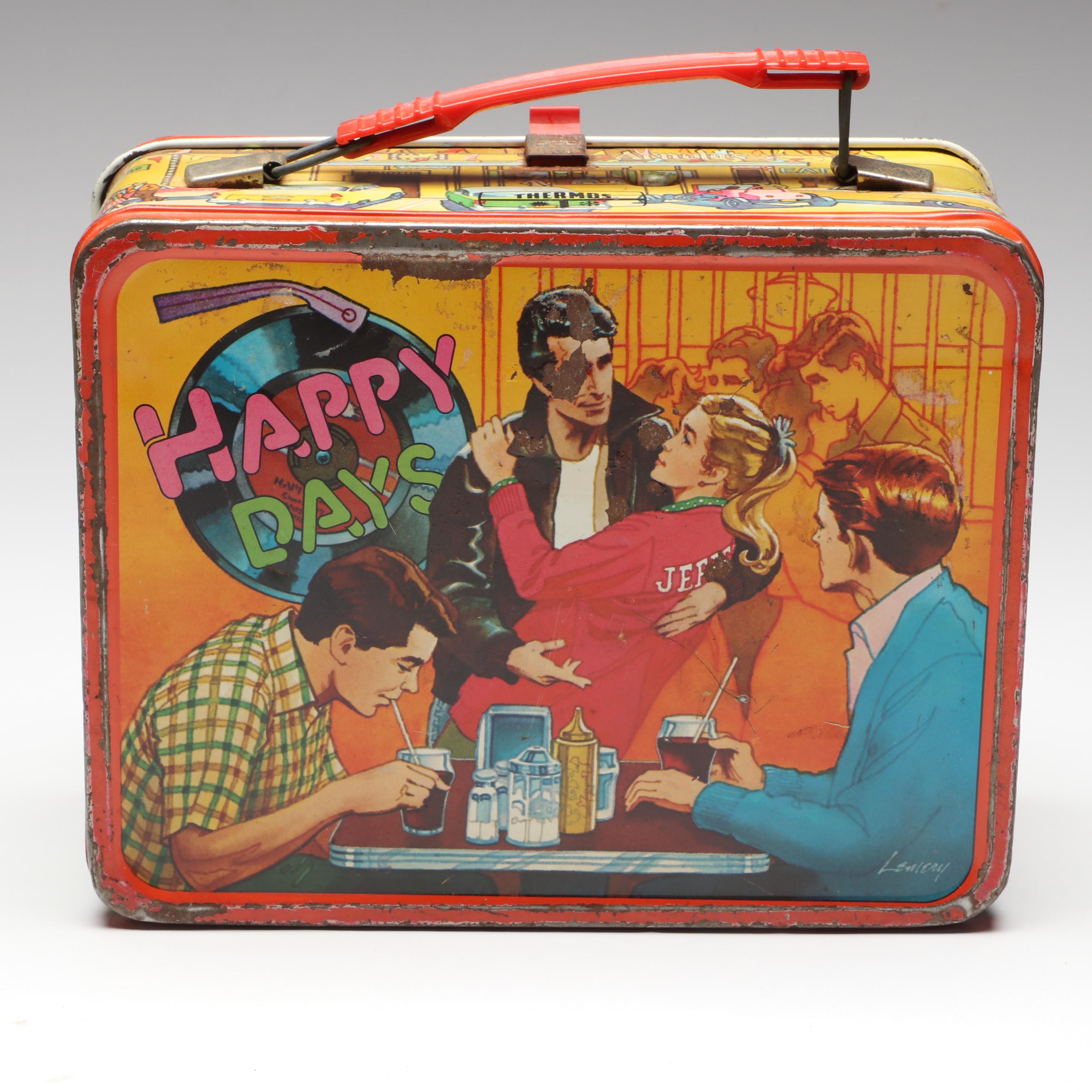 King-Seeley Thermos Co. "Happy Days" and "Pelé" Lunchboxes, 1970s