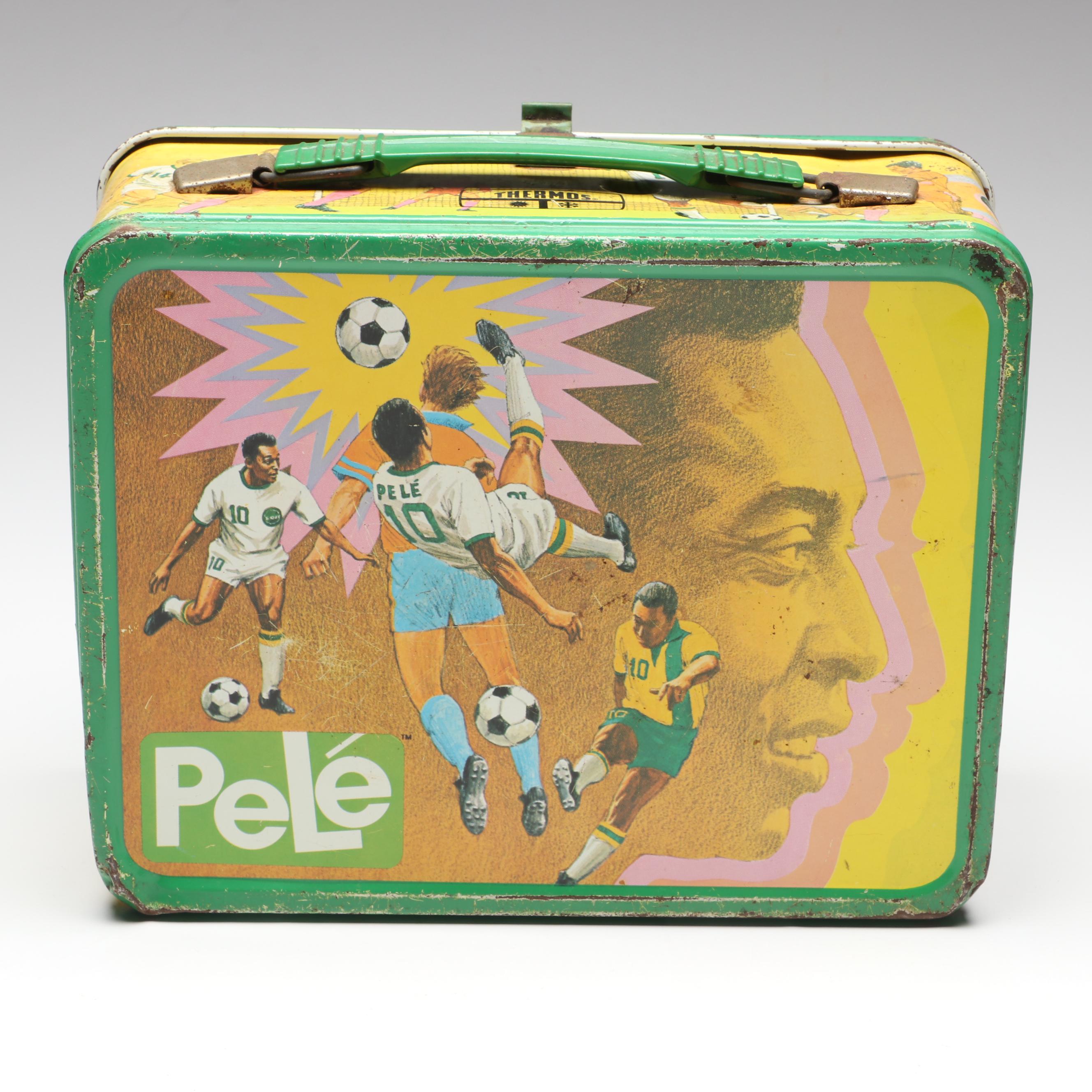 King-Seeley Thermos Co. "Happy Days" and "Pelé" Lunchboxes, 1970s