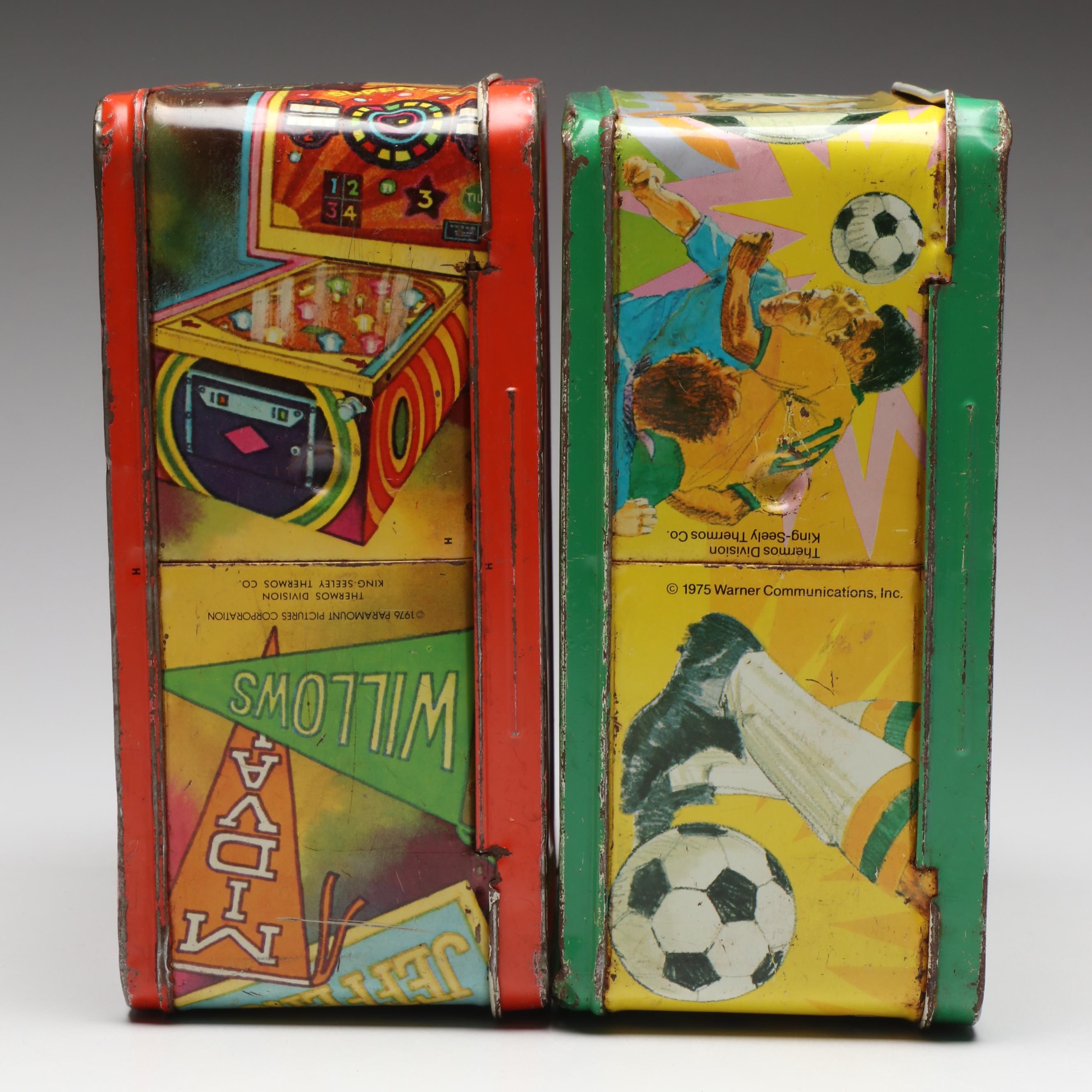 King-Seeley Thermos Co. "Happy Days" and "Pelé" Lunchboxes, 1970s