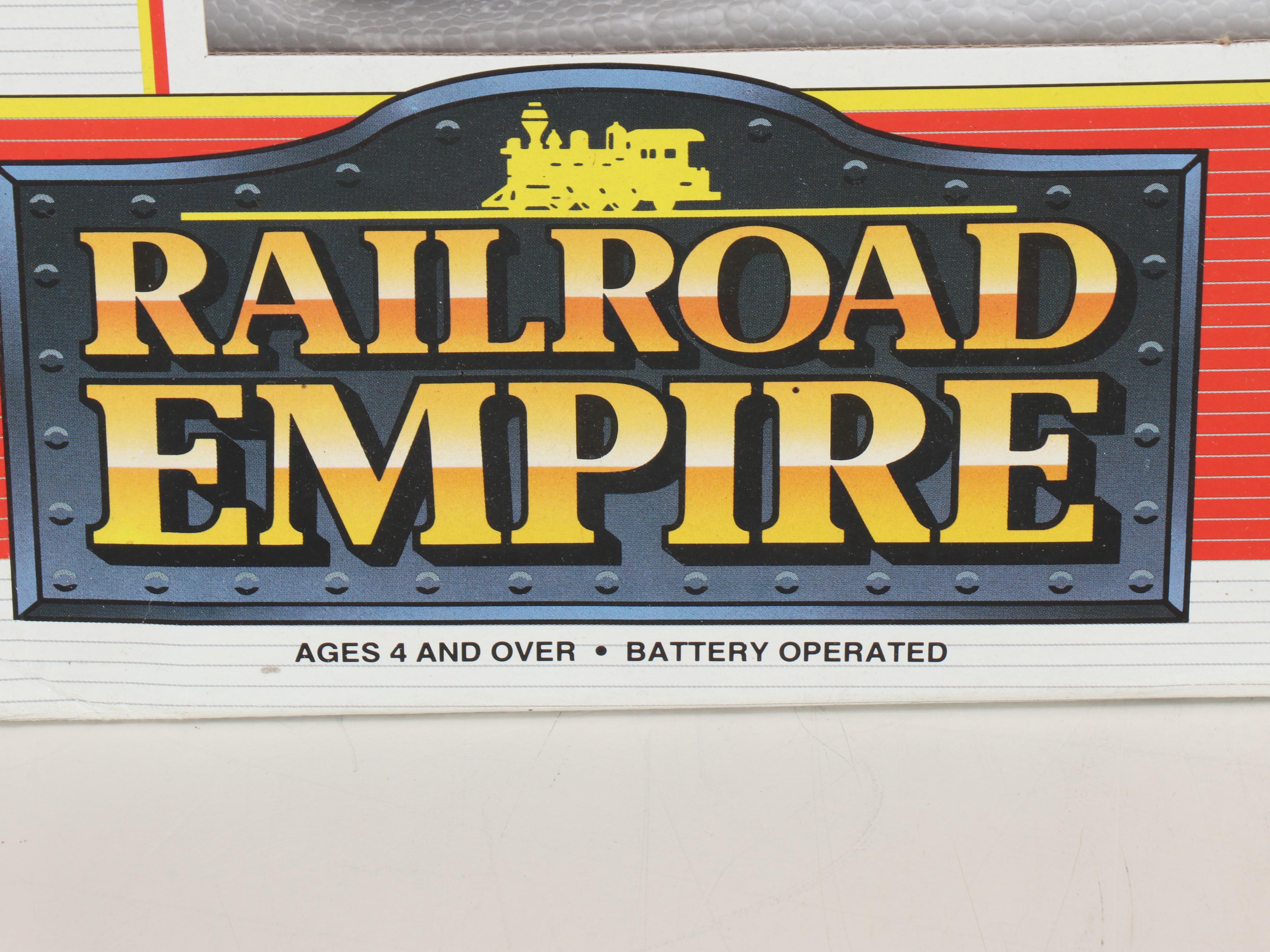 New Bright No. 373 Railroad Empire Train Set