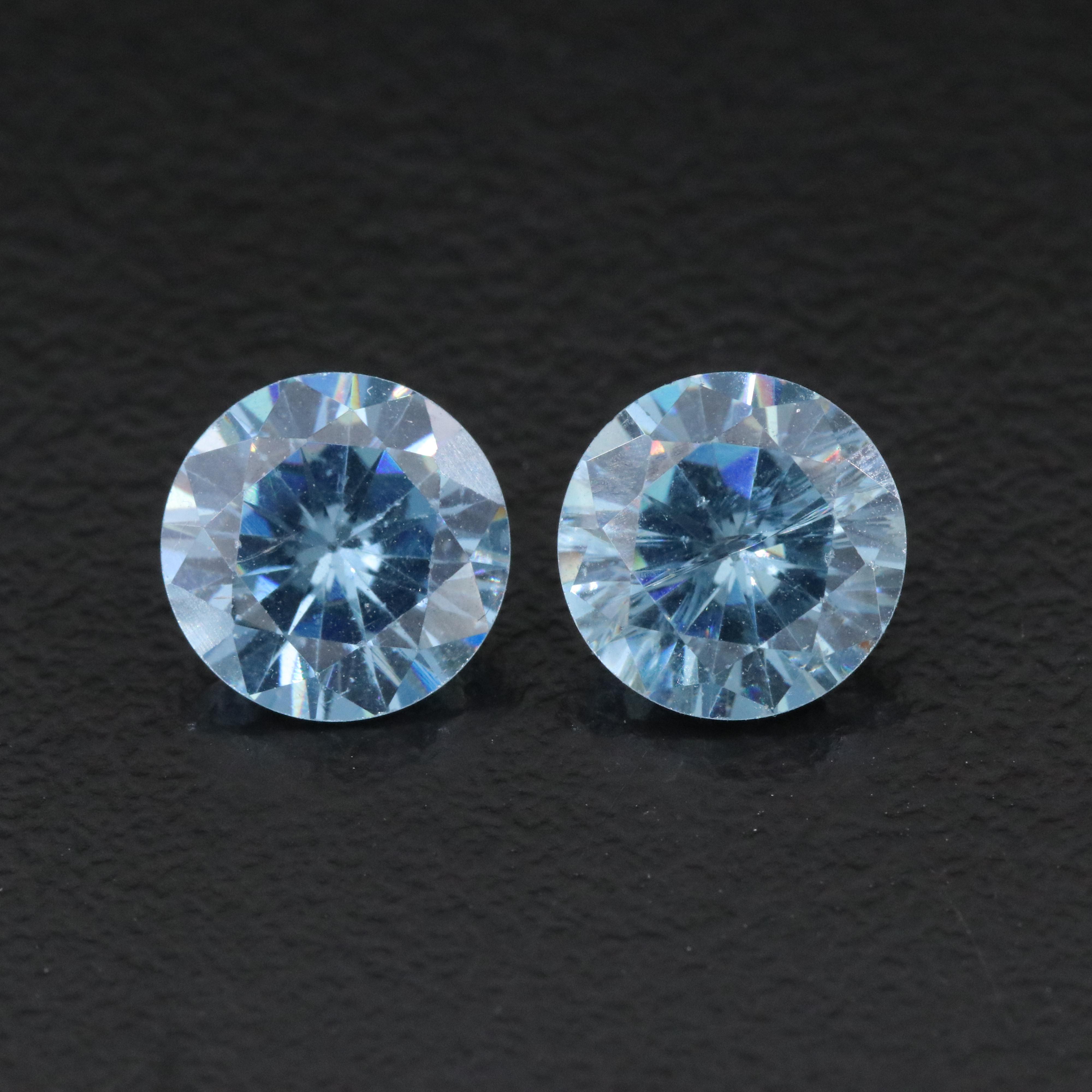 Loose 4.77 CTW Glass Pair