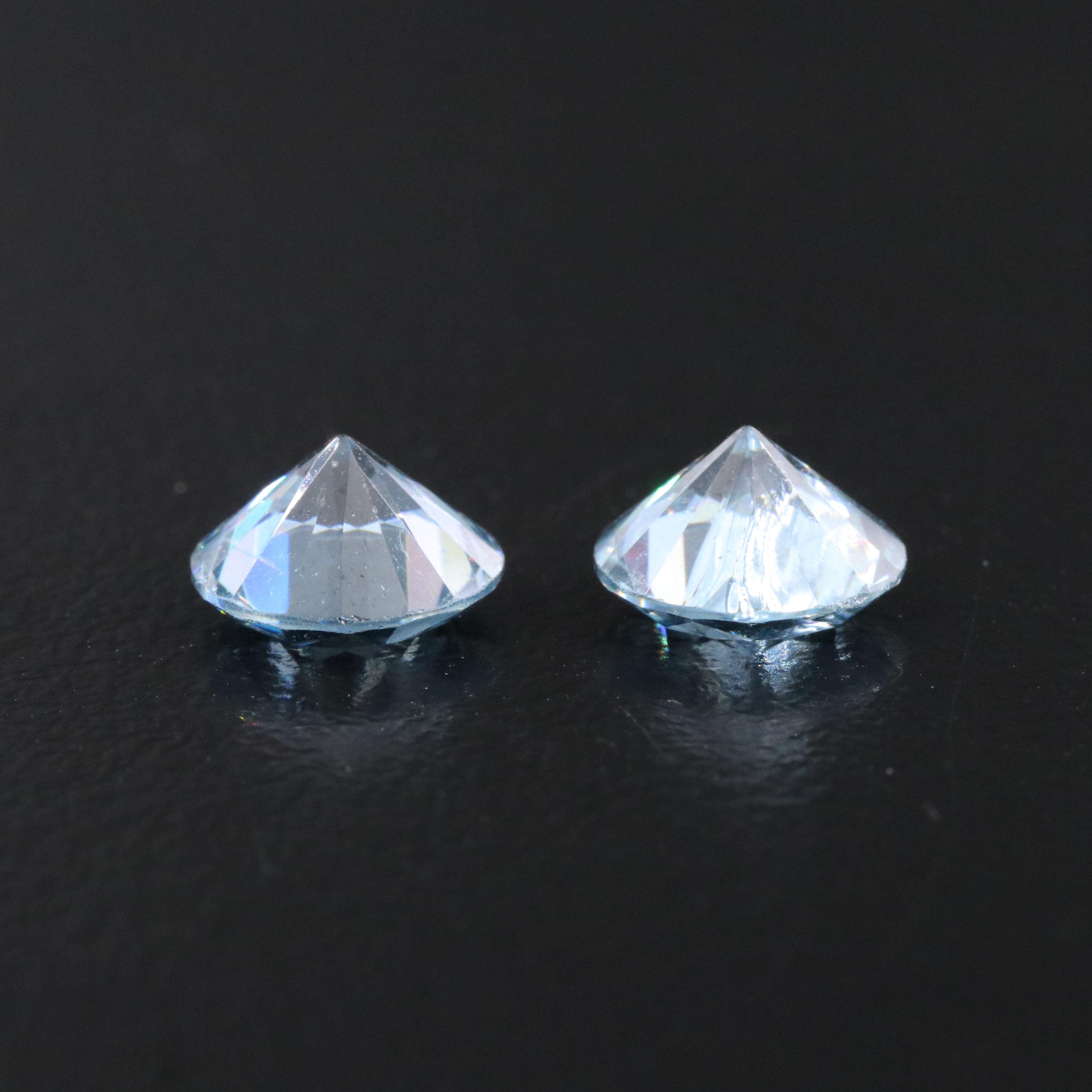 Loose 4.77 CTW Glass Pair