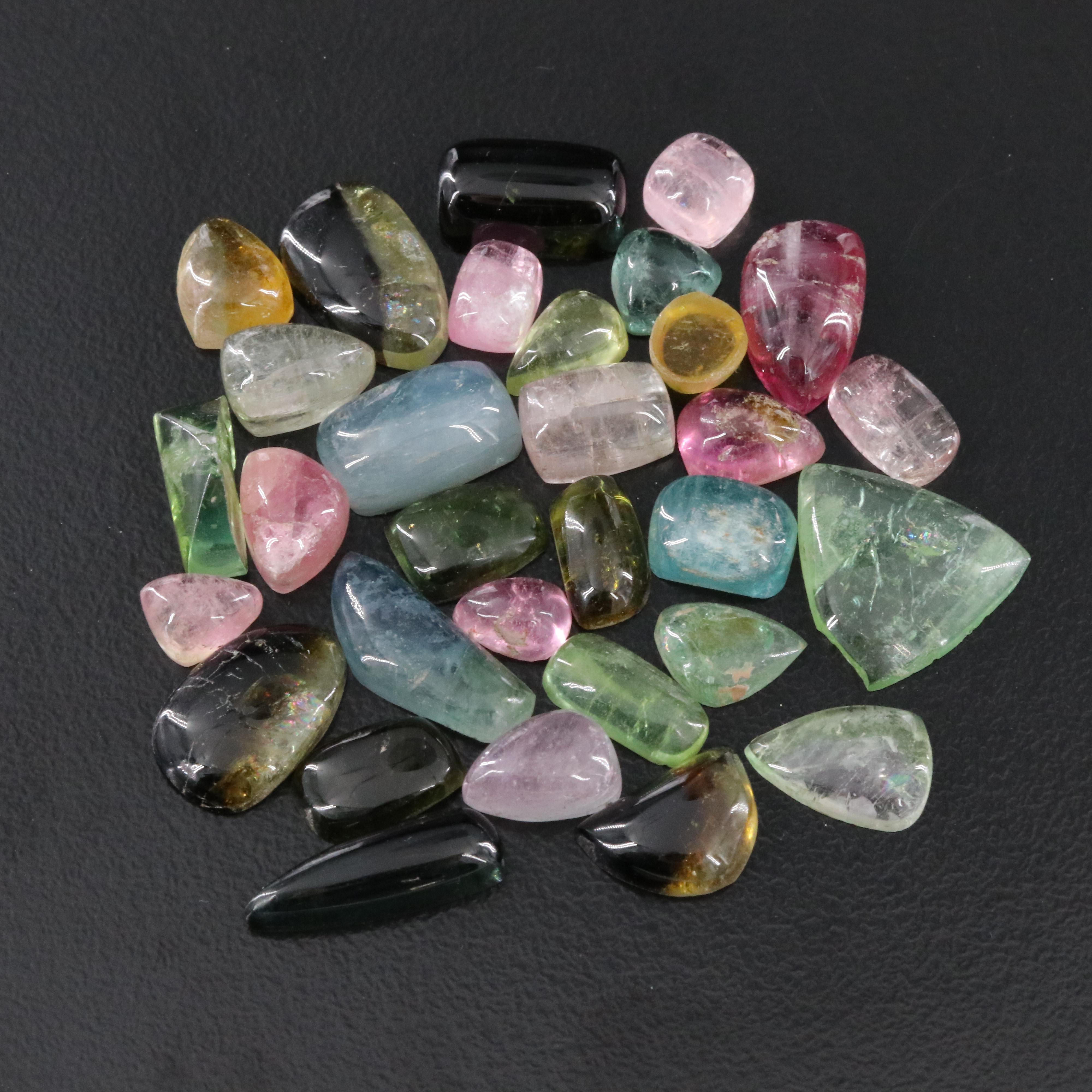 Loose 63.36 CTW Tourmaline Lot