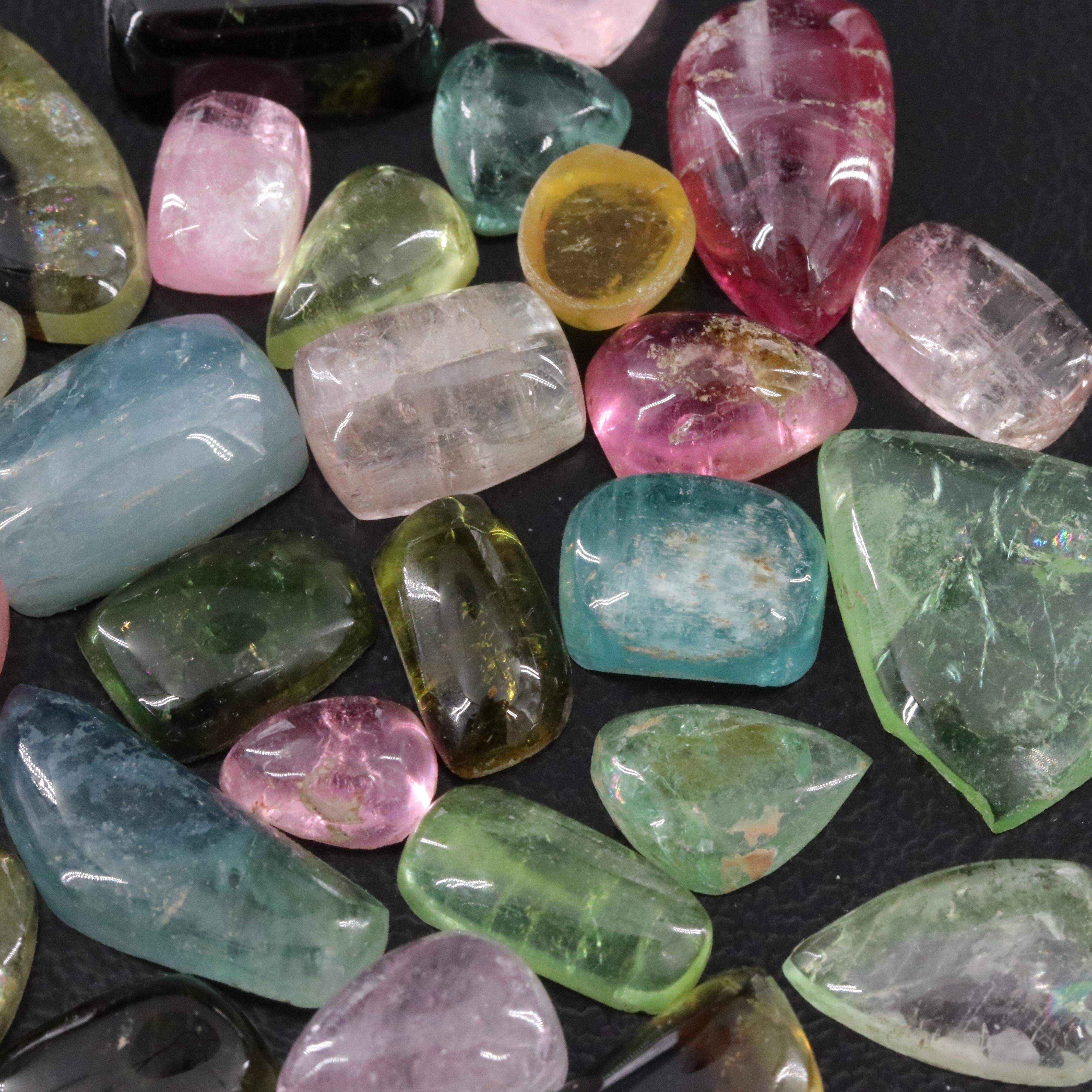 Loose 63.36 CTW Tourmaline Lot