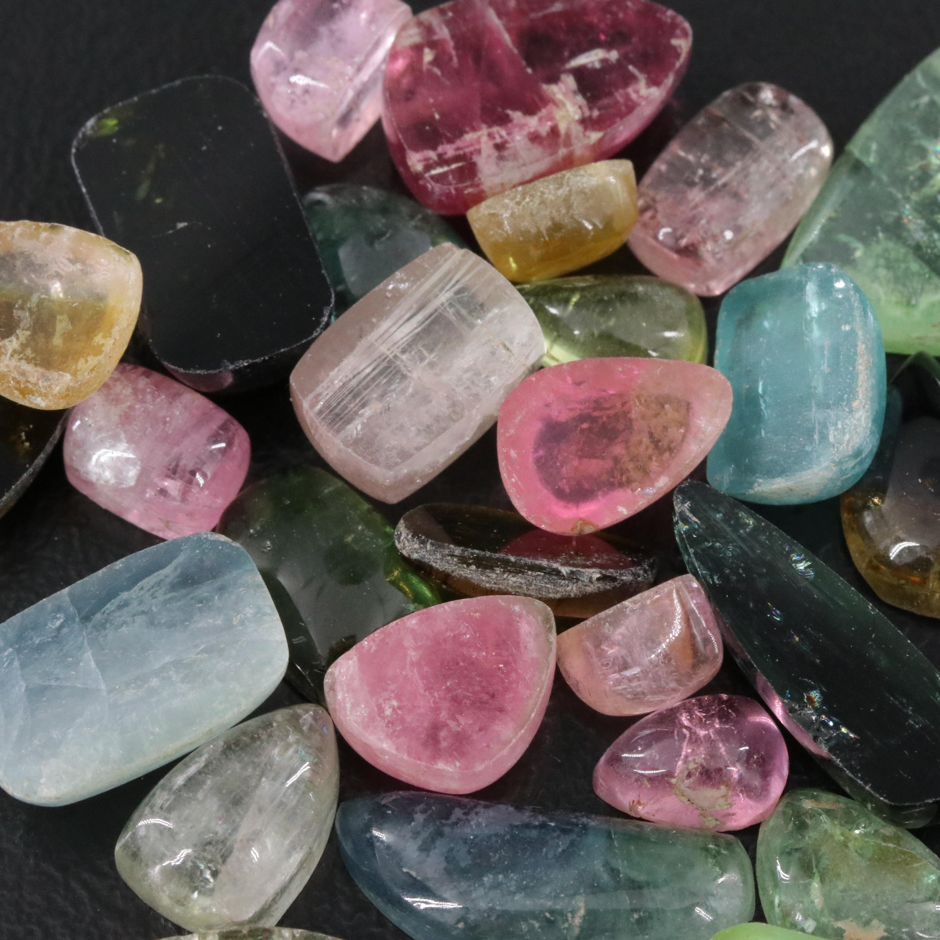 Loose 63.36 CTW Tourmaline Lot