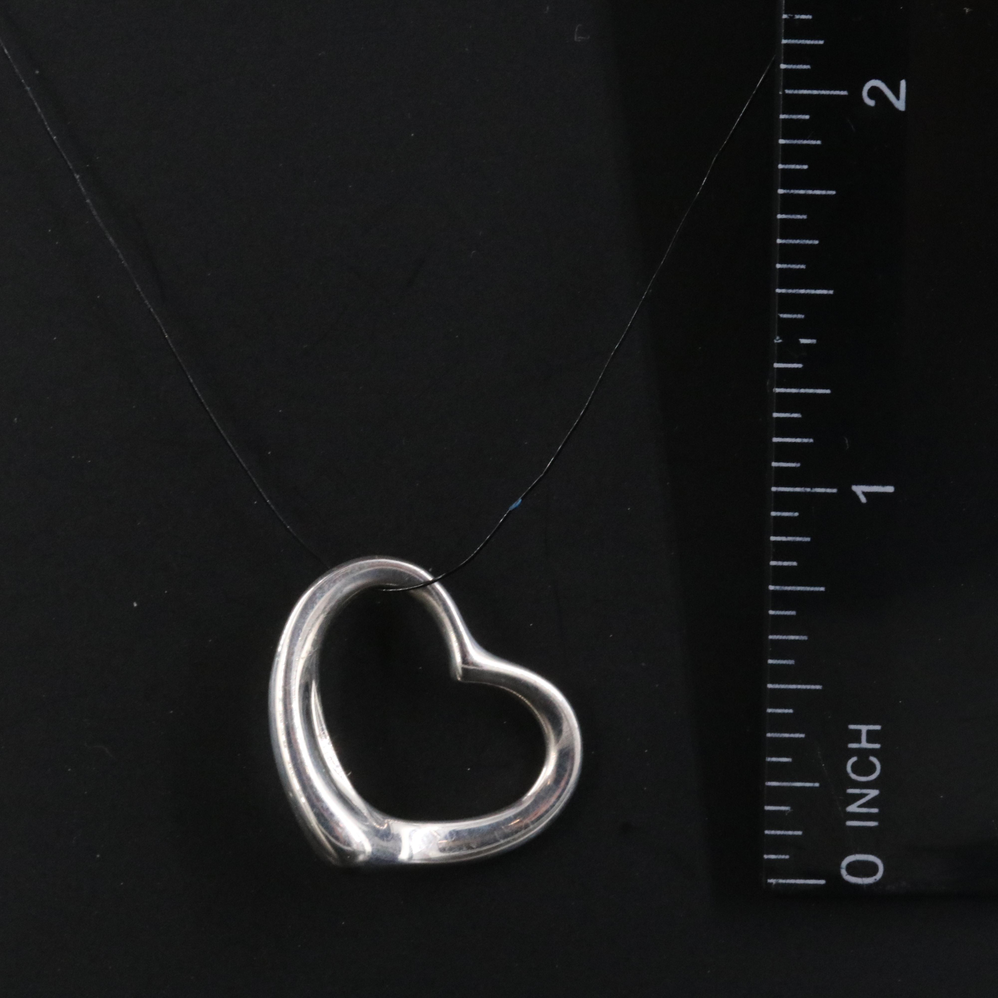 Elsa Peretti for Tiffany & Co. Medium Open Heart Sterling Pendant