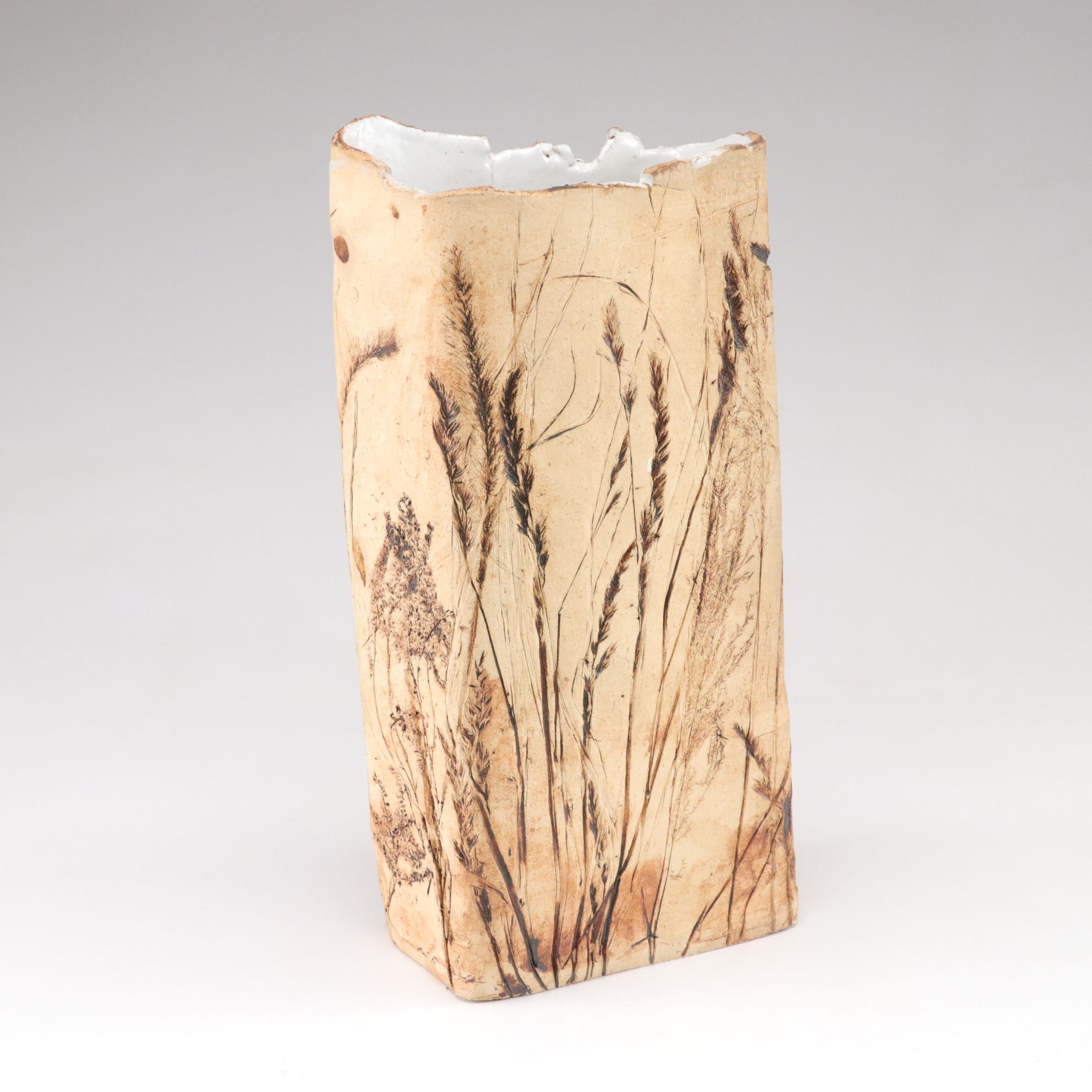 Primitive Style Ceramic Vases