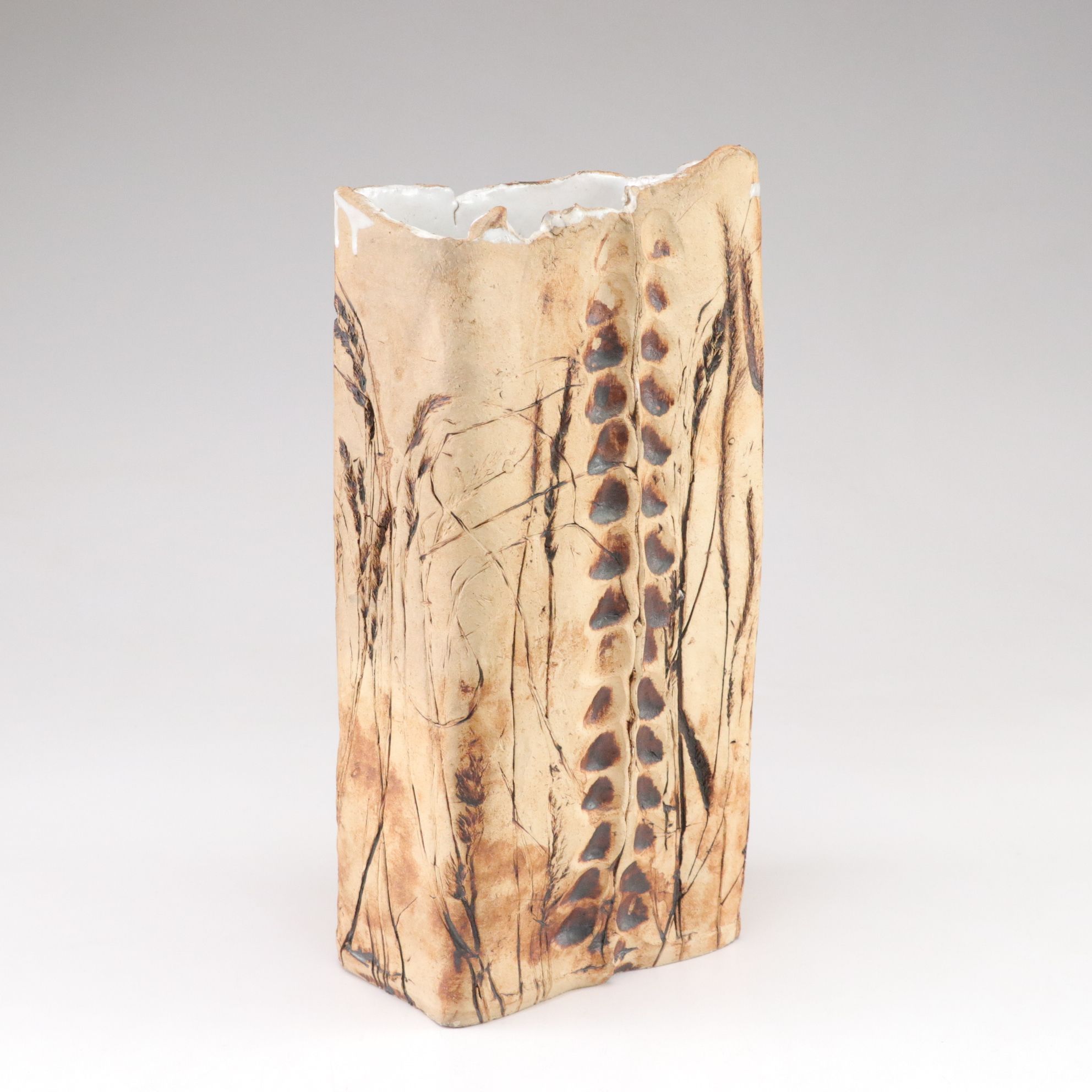 Primitive Style Ceramic Vases