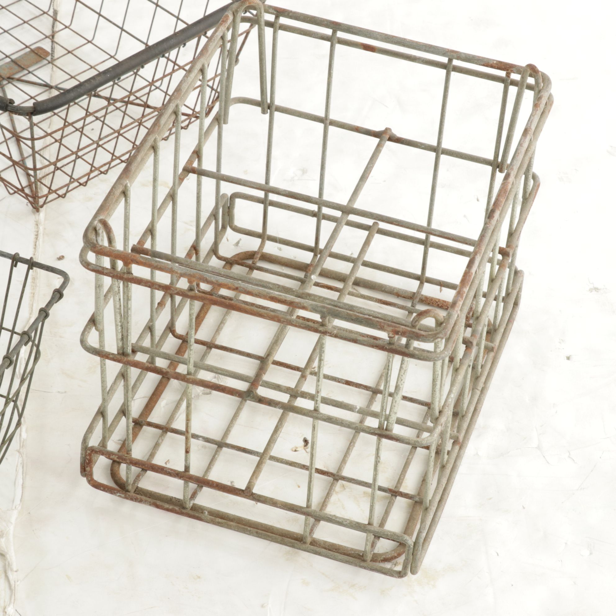 Metal Wire Drying Rack, Milk Crate and More Baskets