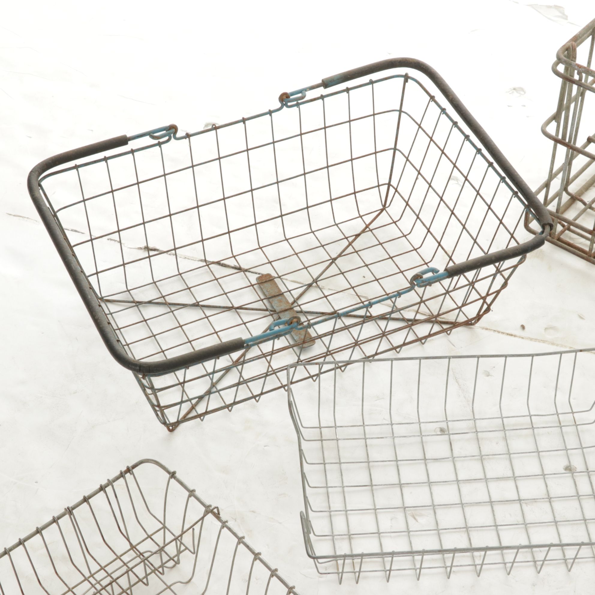 Metal Wire Drying Rack, Milk Crate and More Baskets