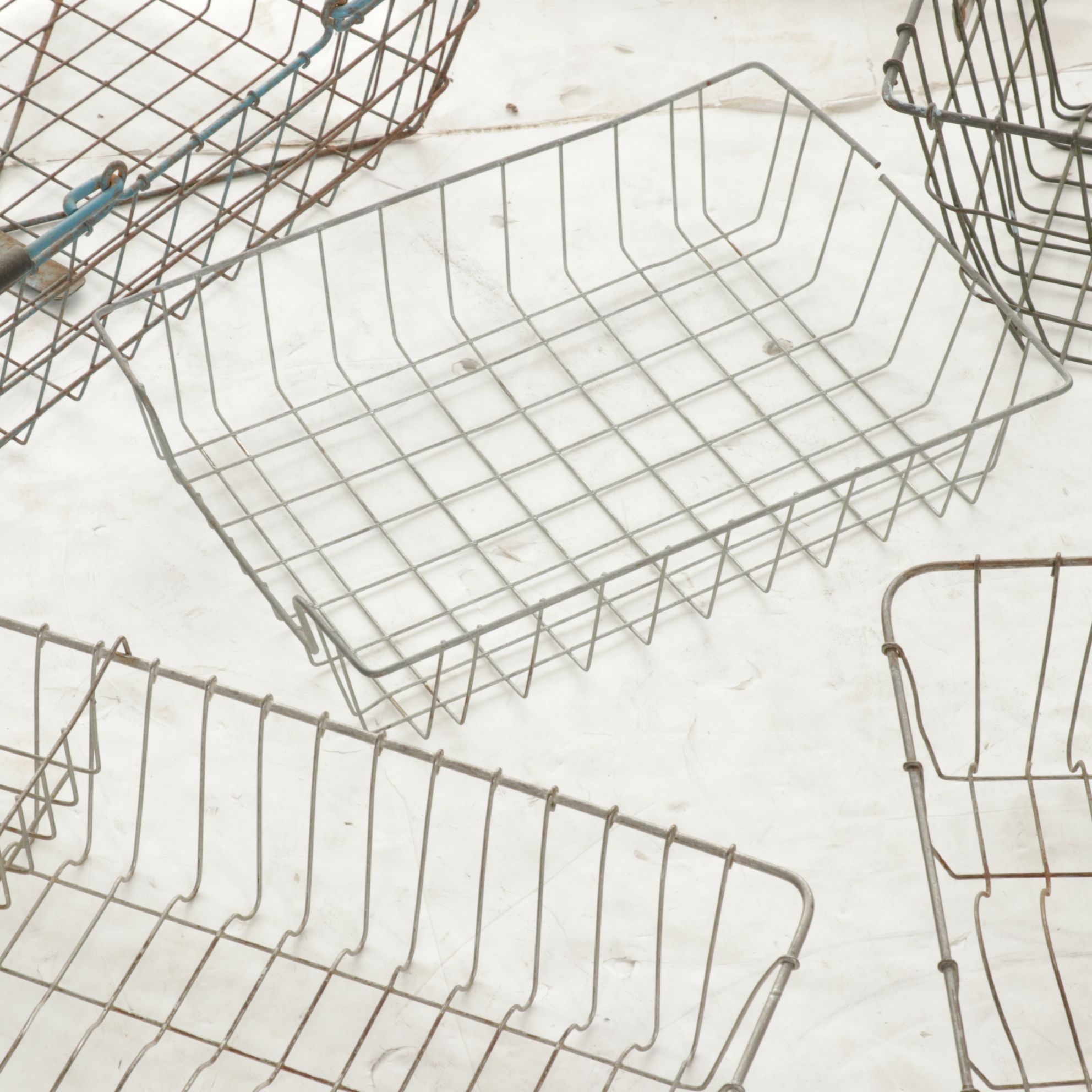 Metal Wire Drying Rack, Milk Crate and More Baskets