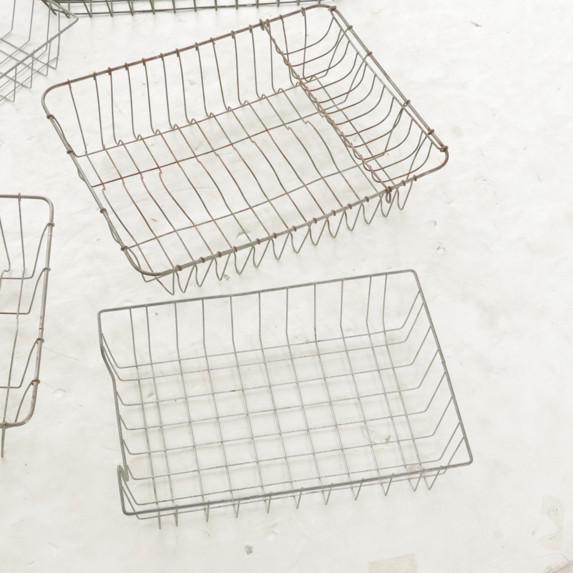 Metal Wire Drying Rack, Milk Crate and More Baskets