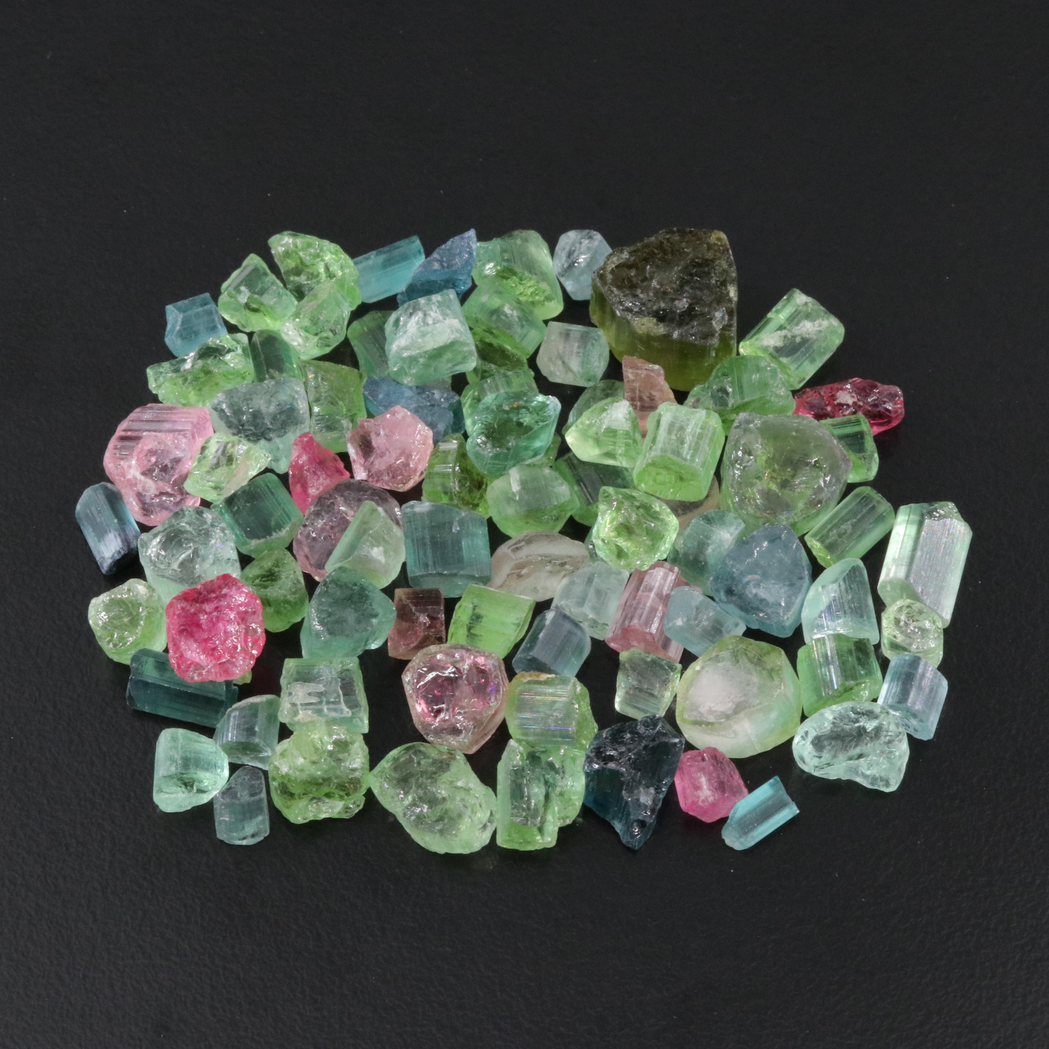 Loose 158.39 CTW Tourmaline Lot