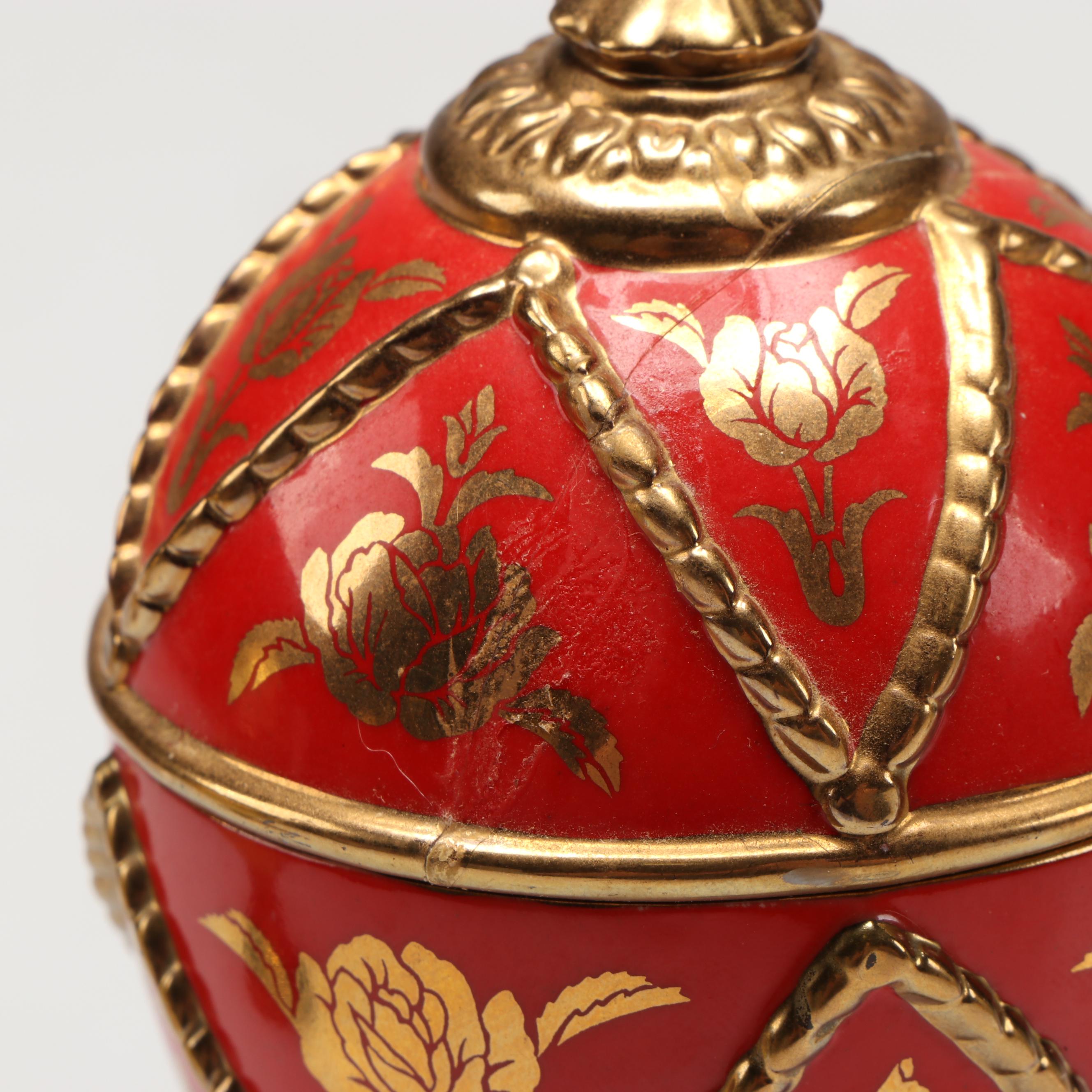 House of Fabergé "Madonna Lily" and More Porcelain Musical Eggs