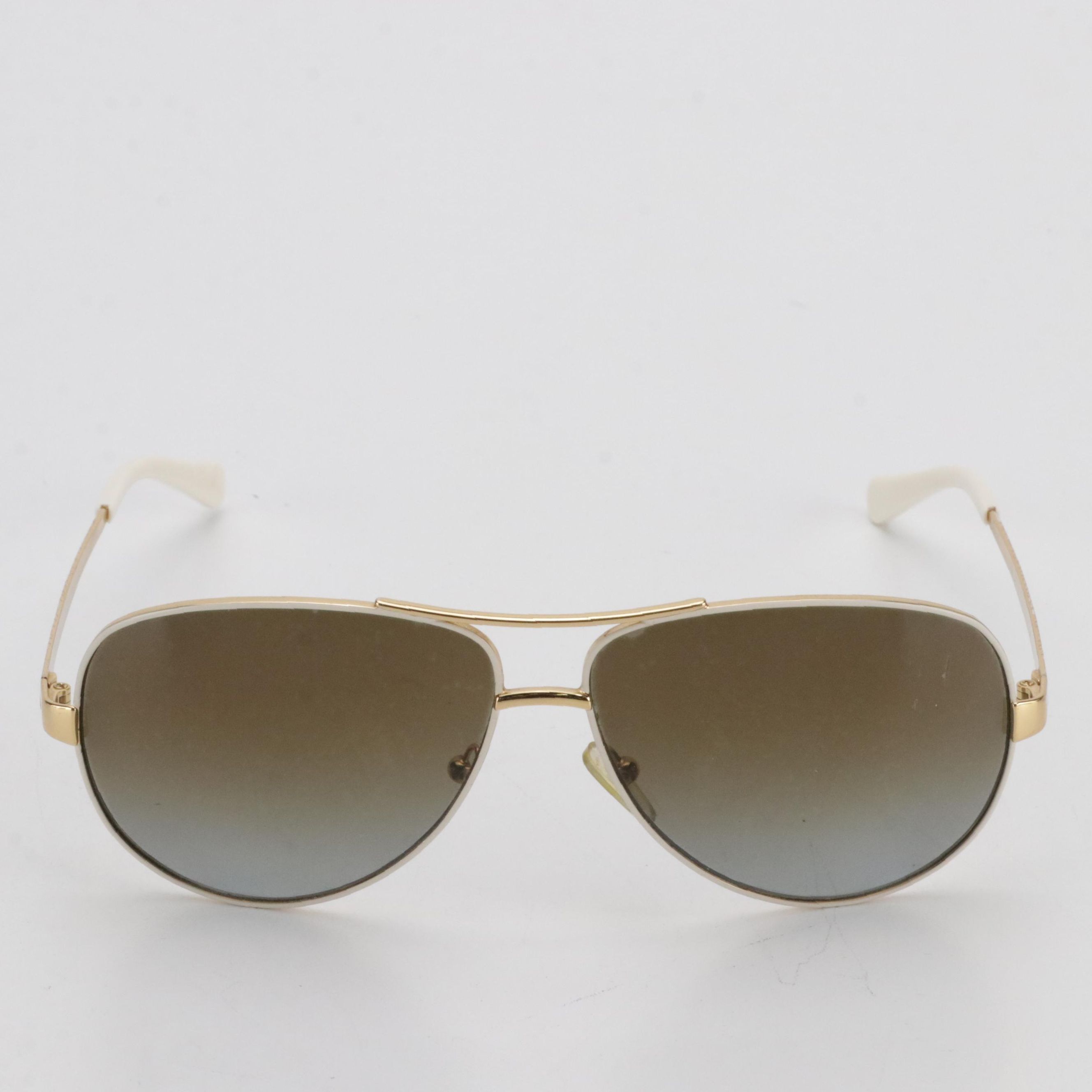 Tory Burch TY6035 3019T5 3P Polarized Aviator Sunglasses in Case