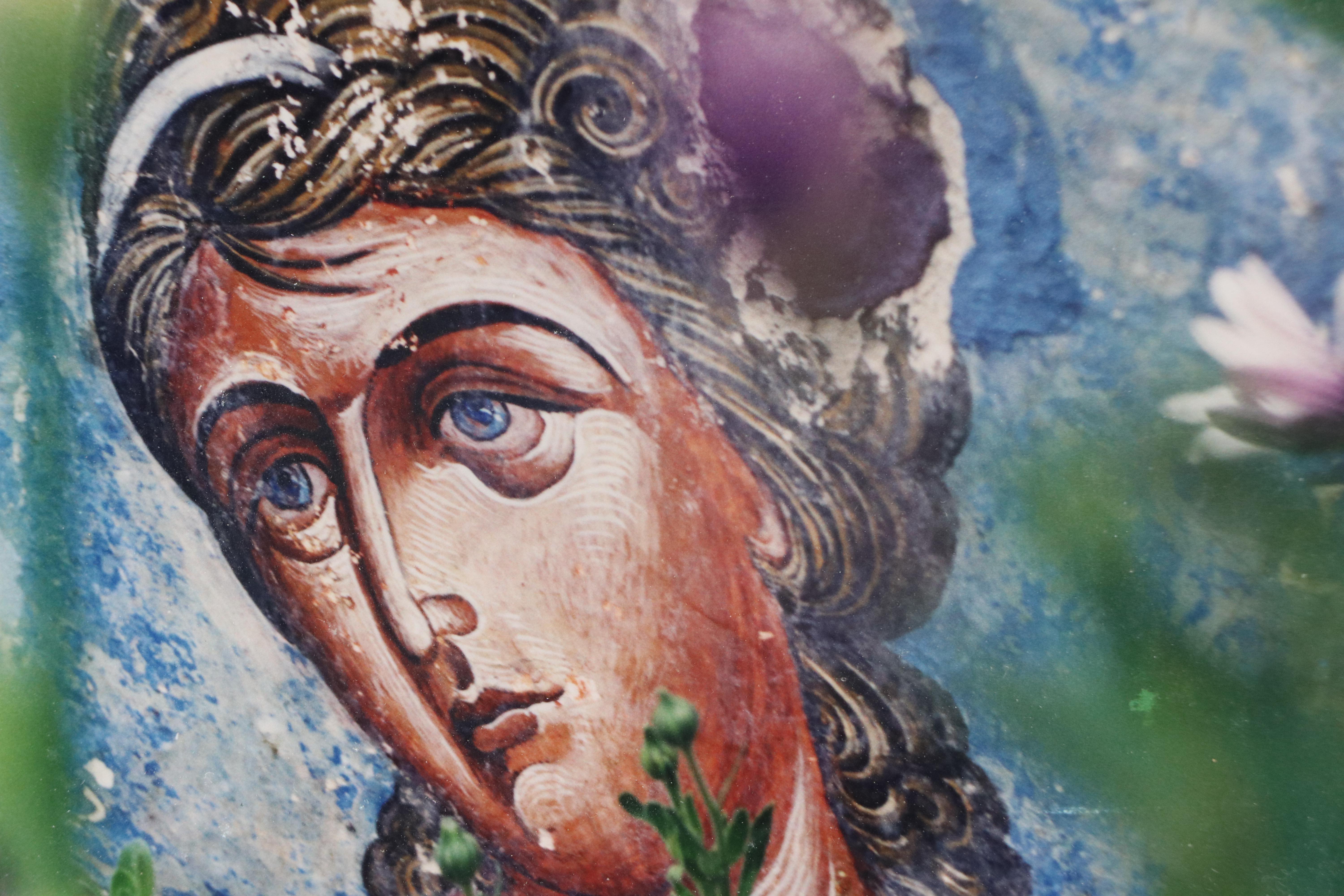 Helen Strong Chromogenic Photograph of Stylized Mural, 21st Century