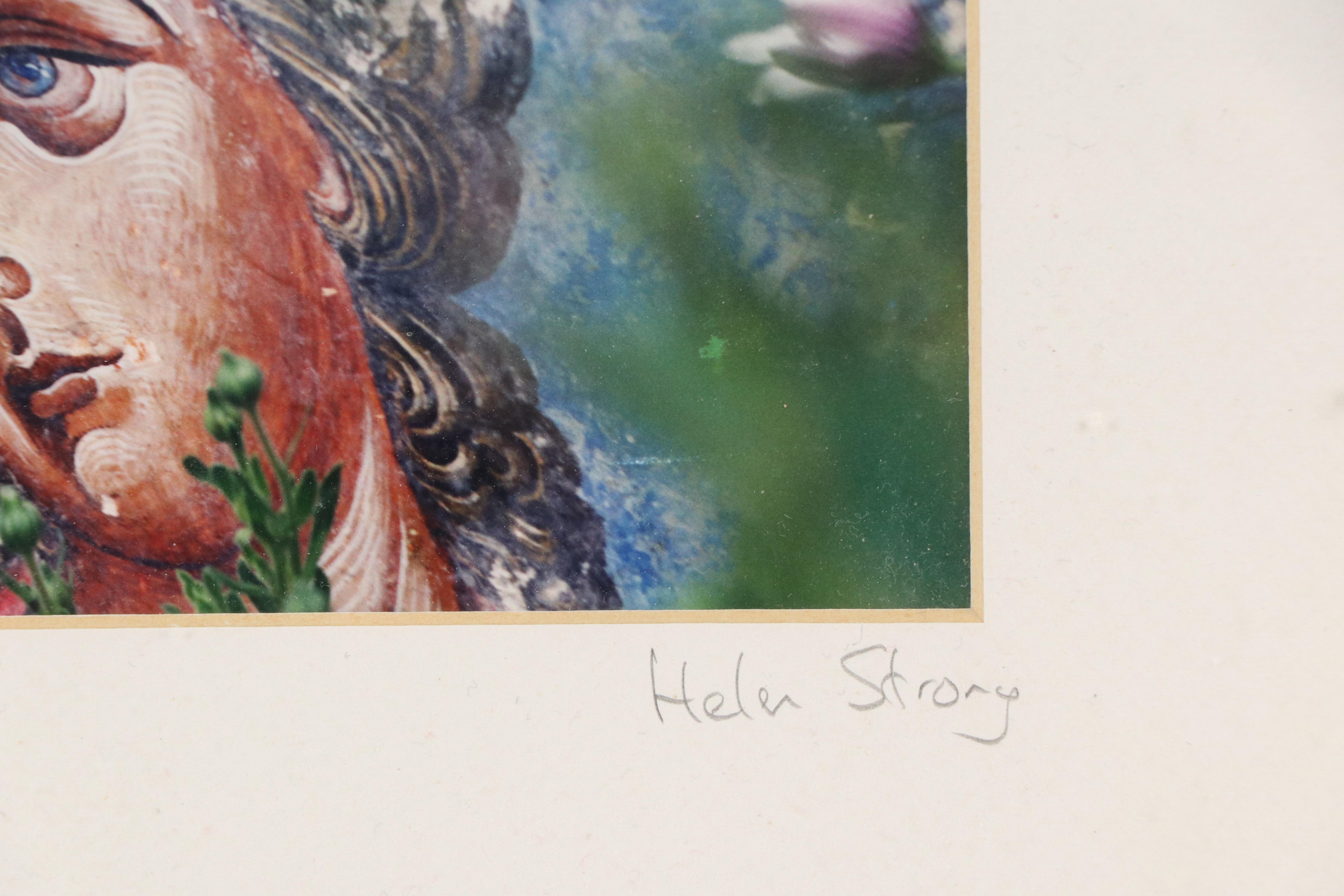 Helen Strong Chromogenic Photograph of Stylized Mural, 21st Century