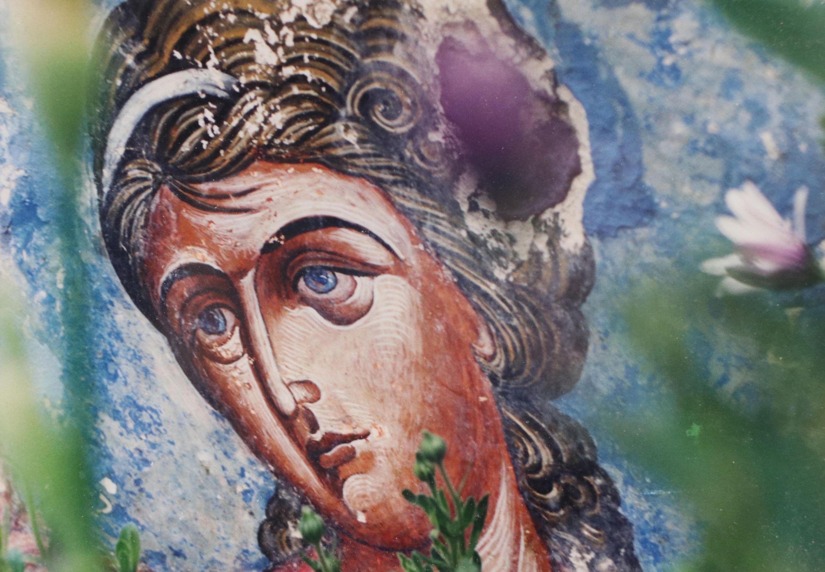 Helen Strong Chromogenic Photograph of Stylized Mural, 21st Century