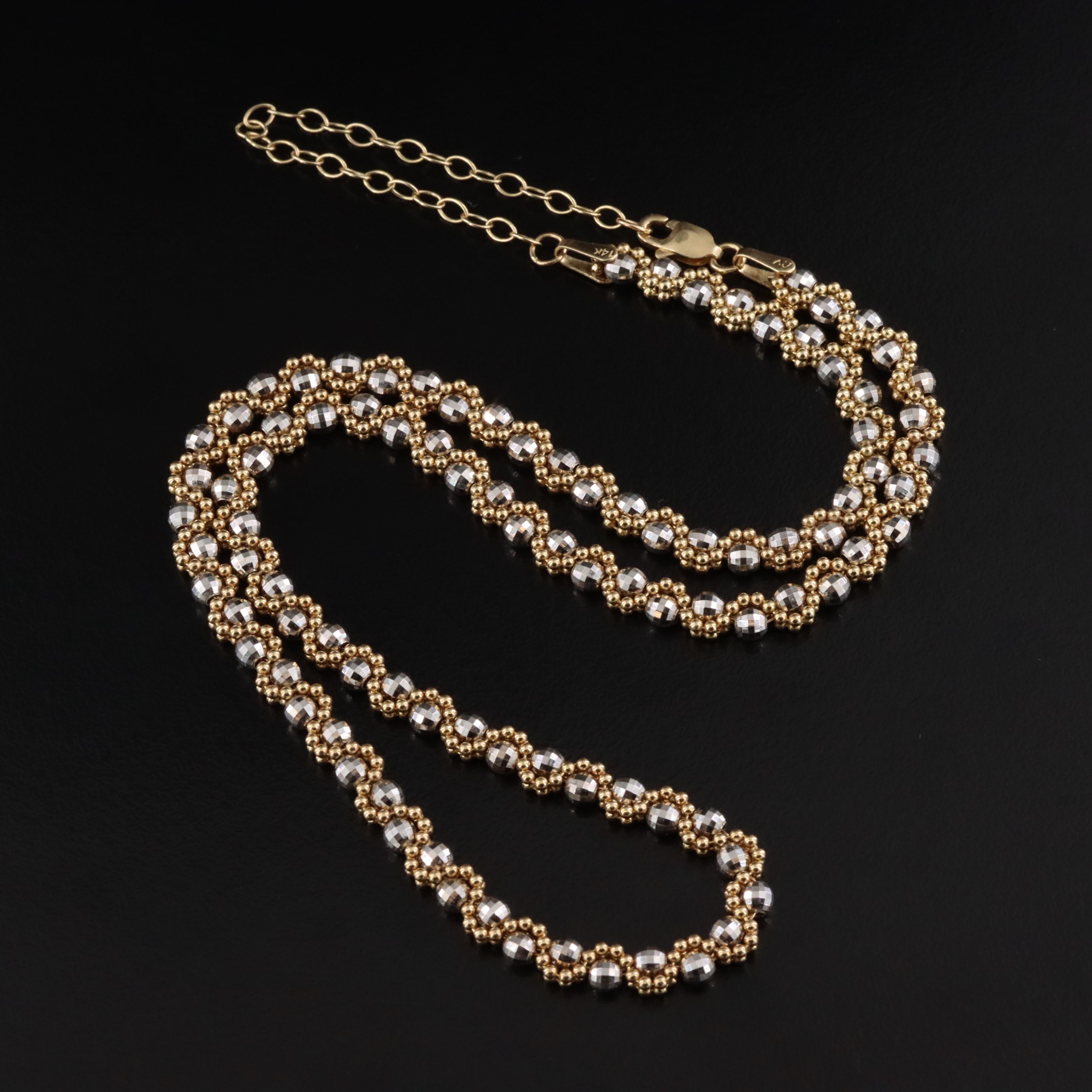 14K Two-Tone Chain Necklace