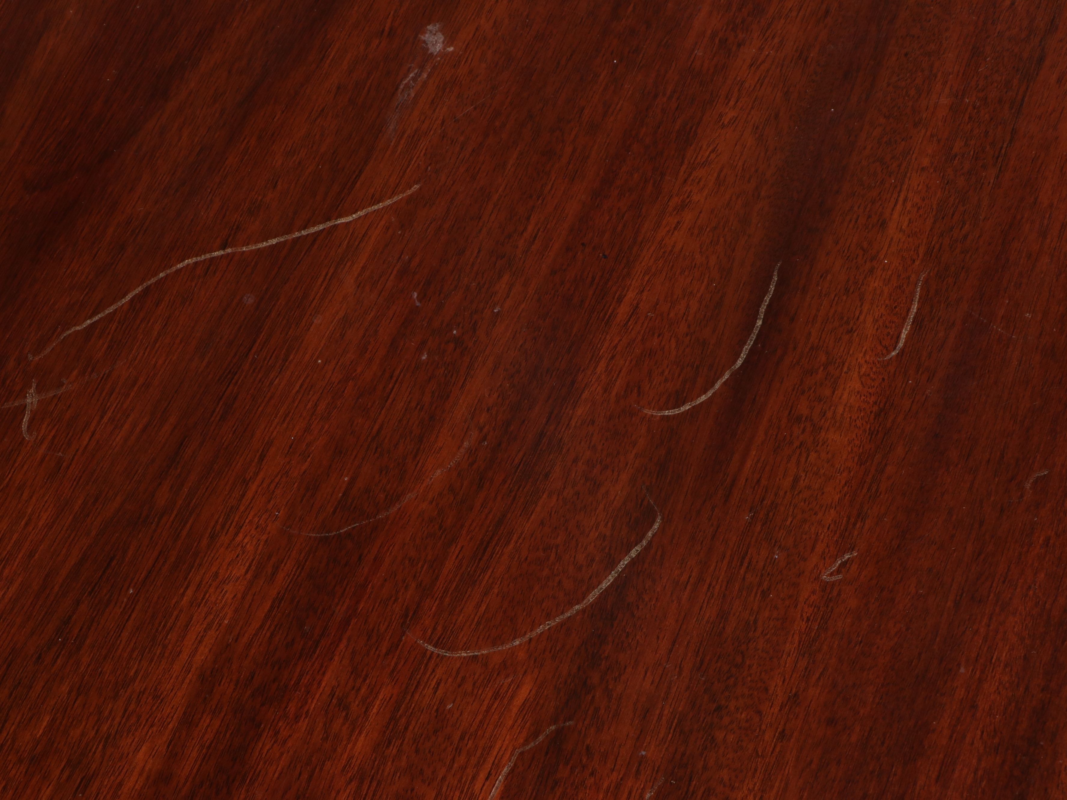 Thirteen-Piece Mahogany Dining Set with Henkel-Harris Chippendale Style Chairs