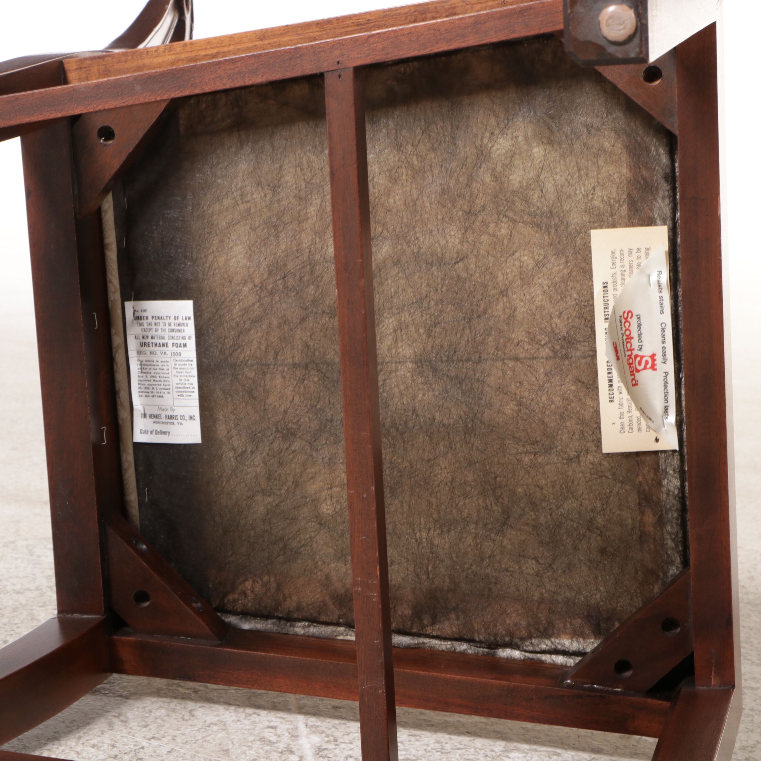 Thirteen-Piece Mahogany Dining Set with Henkel-Harris Chippendale Style Chairs