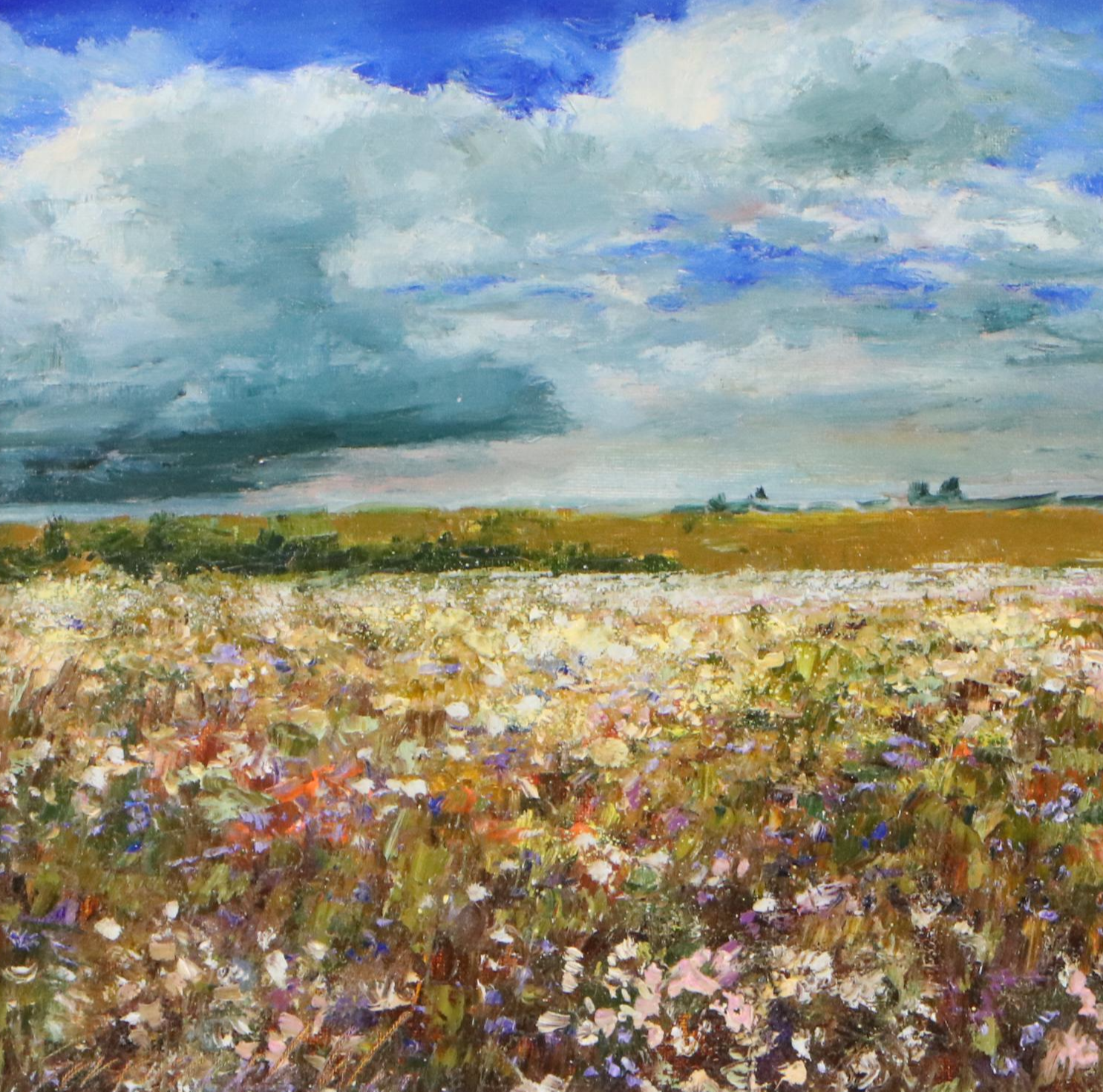 Garncarek Aleksander Landscape Oil Painting "Pola," 2025