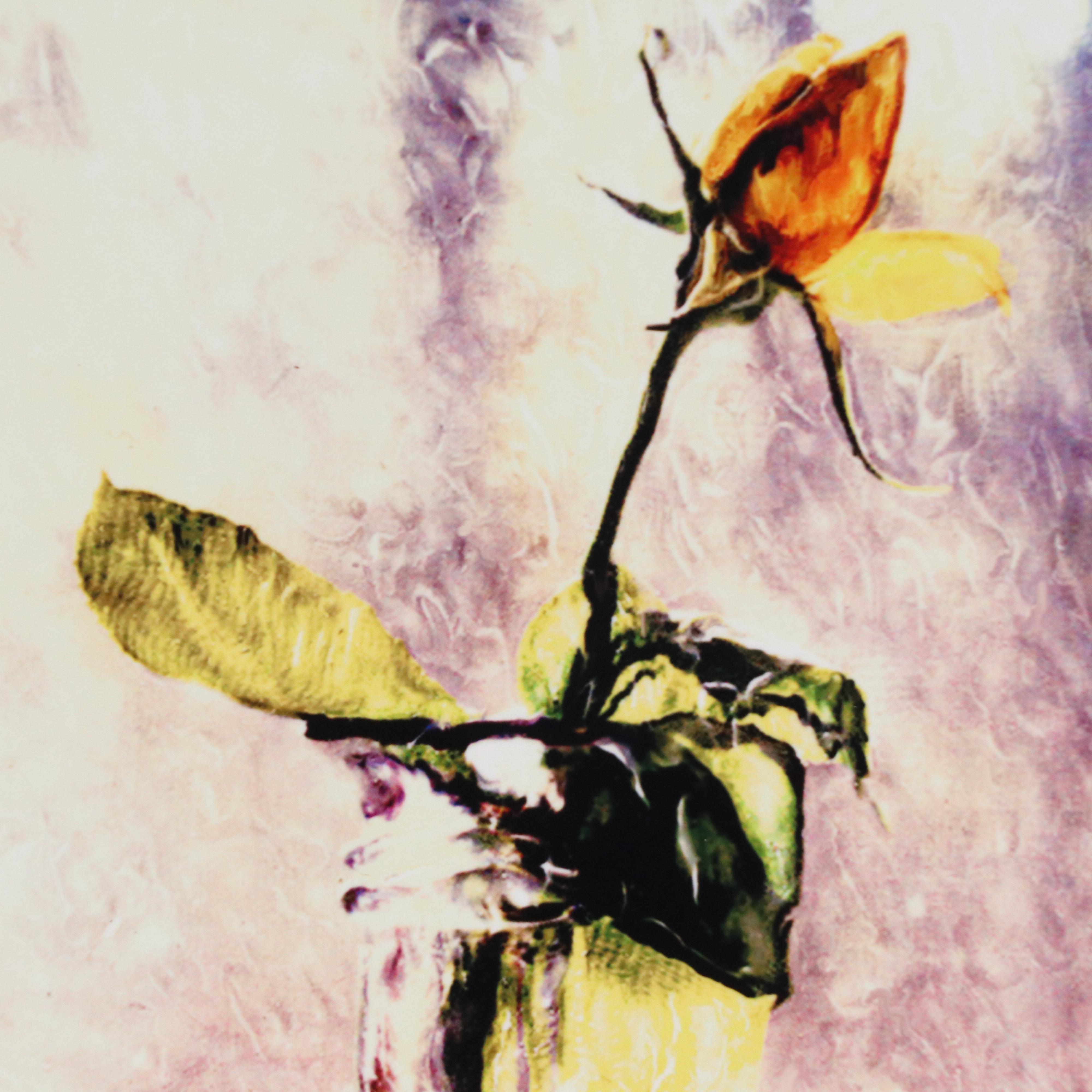 Sandra L. Russell Still Life Digital Print "Rose Bud," 21st Century