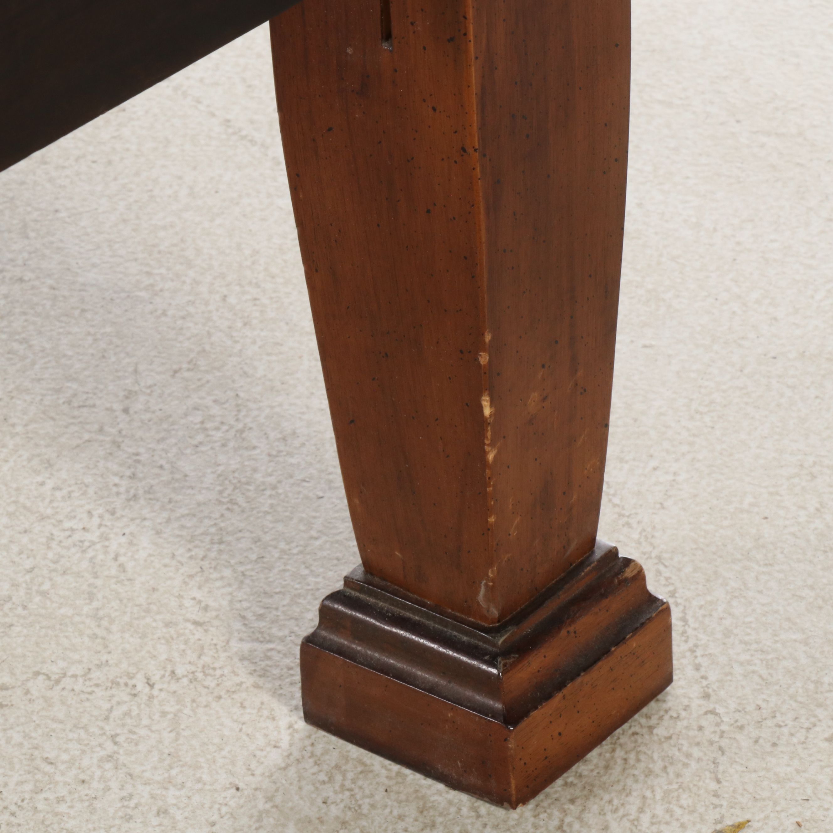 Federal Style Mahogany Four-Poster Rice Bed Frame, 20th Century